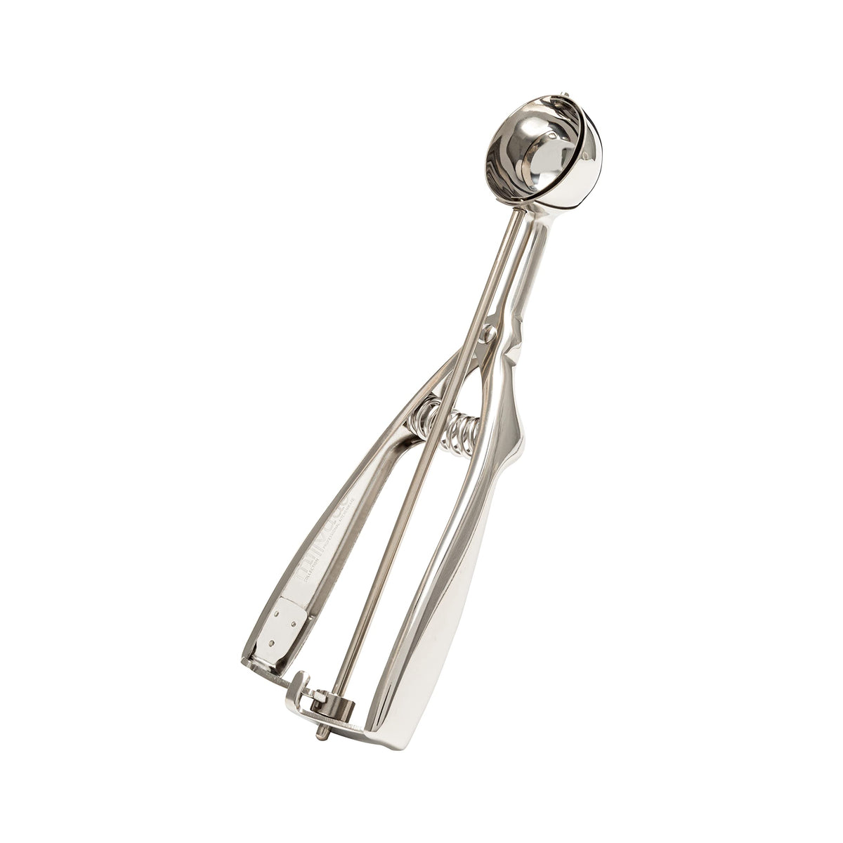 Millvado Stainless Steel Ice Cream And Cookie Scoop | Extra Small Sized Scoop, Spring Loaded Lever Design, For Sorbet, Melon, Me