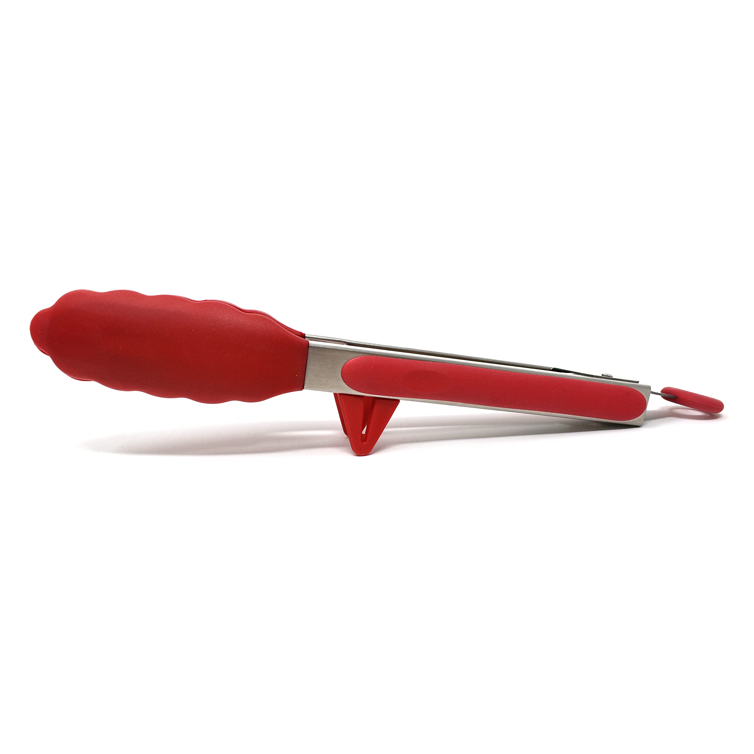 Norpro, Red 9-Inch Grip Ez Stainless And Nylon Tongs, 9 Inch