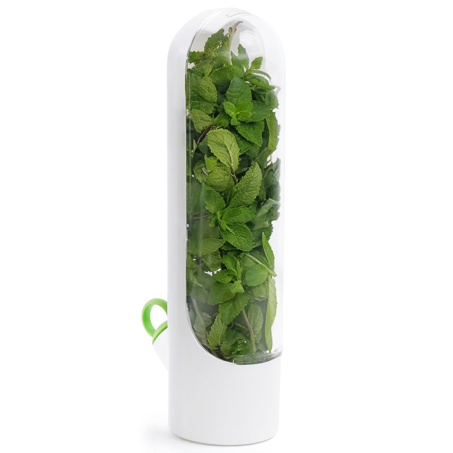 Vaximel Herb & Vegetable Fresh Keeper Bottle For Fridge  Airtight Storage Container For Mint, Coriander, Parsley, Cilantro, Asp