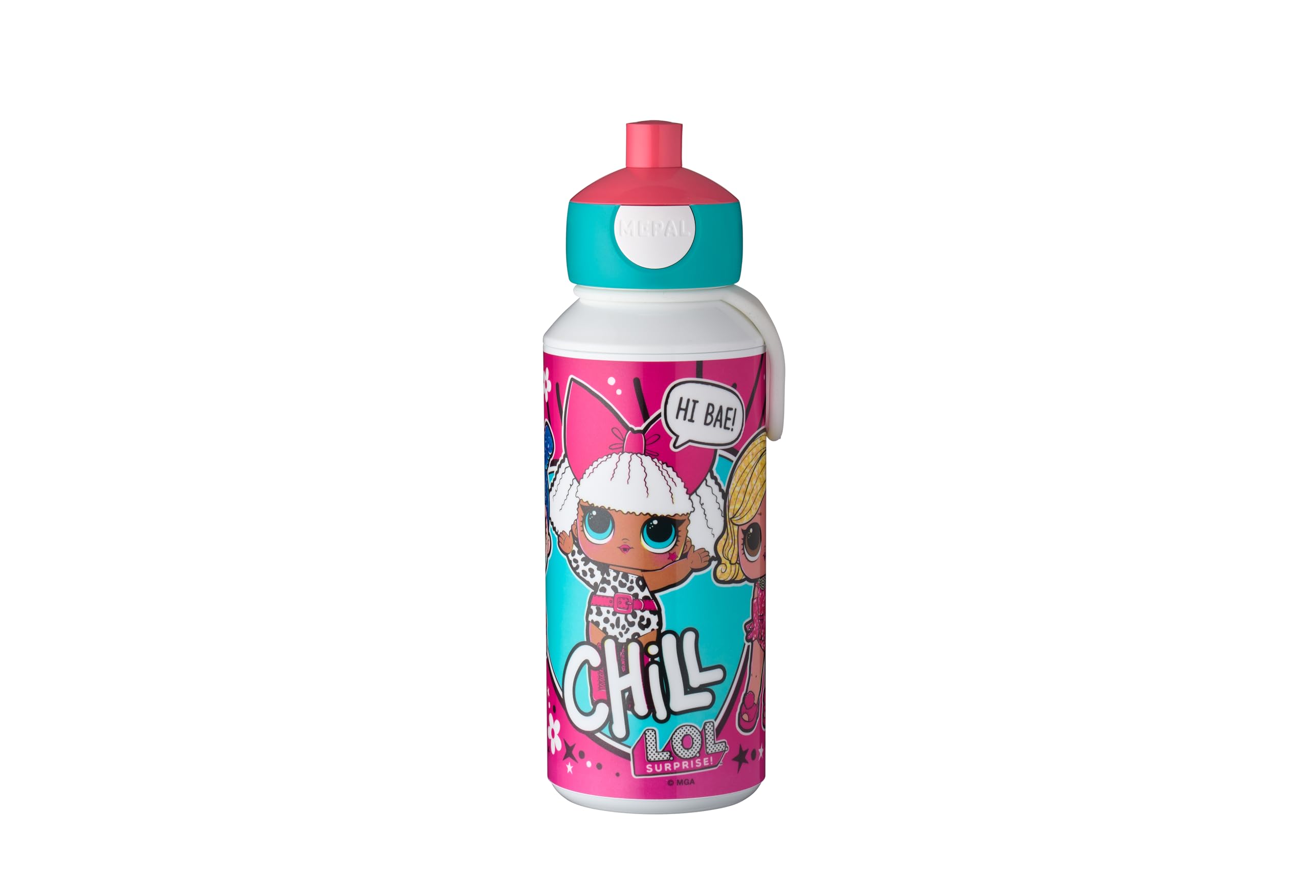 Mepal  Drinking Bottle PopUp Campus  Drinking Bottle  Leak Proof Drink Bottle For School  BPAFree & Dishwasher Safe  400 