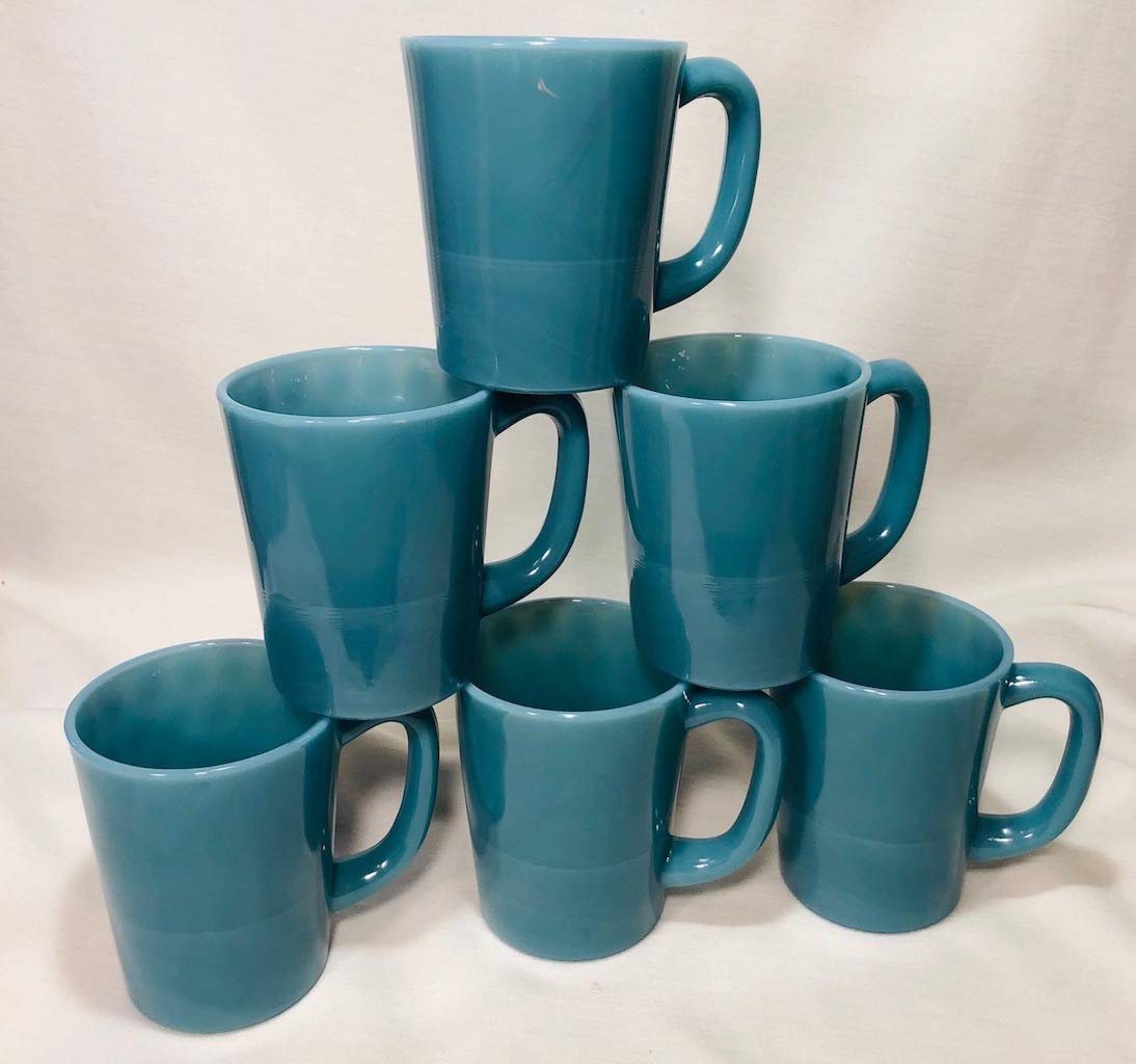 Glass Coffee Mug - Usa - American Made (6, Georgia Blue)