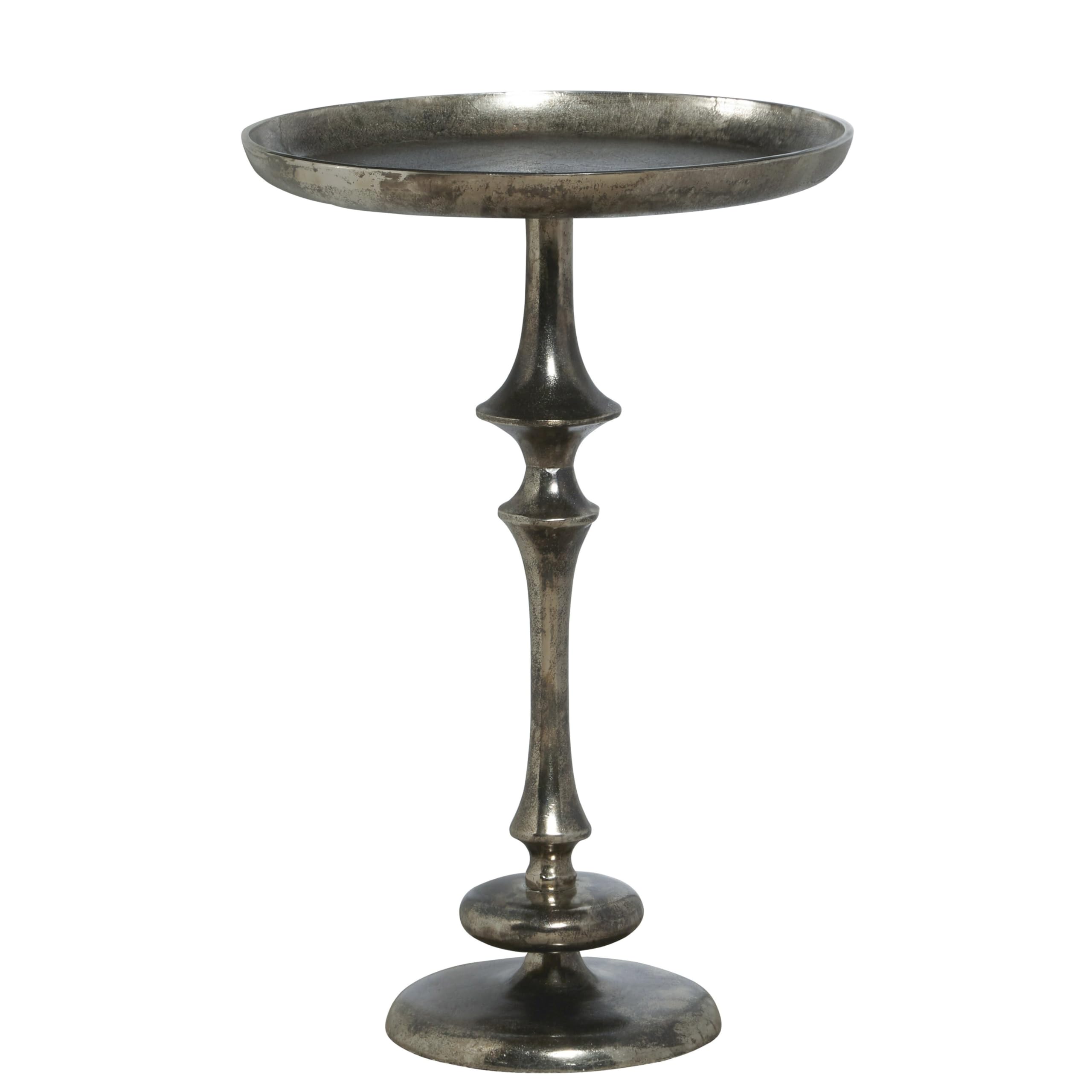 Right2Home Murray Accent Table, 18 x 10 x 27, Metallic, (Model: P020612)-New Condition