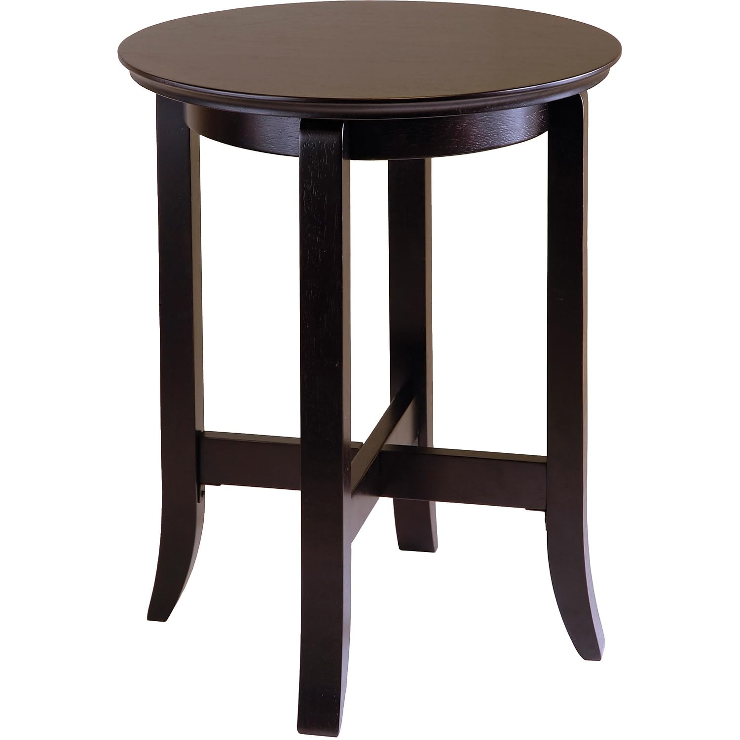 Winsome Toby 21.97-inch x 18.03-inch x 18.03-inch Composite Wood End Table, Espresso (92019)