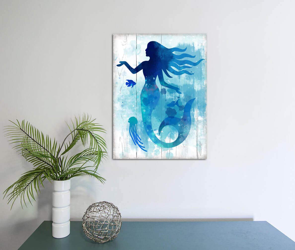 The Little Mermaid Bathroom Pictures Gallery Wall Decor For Girls Bedroom Bathroom Decor Modern Home Artwork For Walls Watercolo