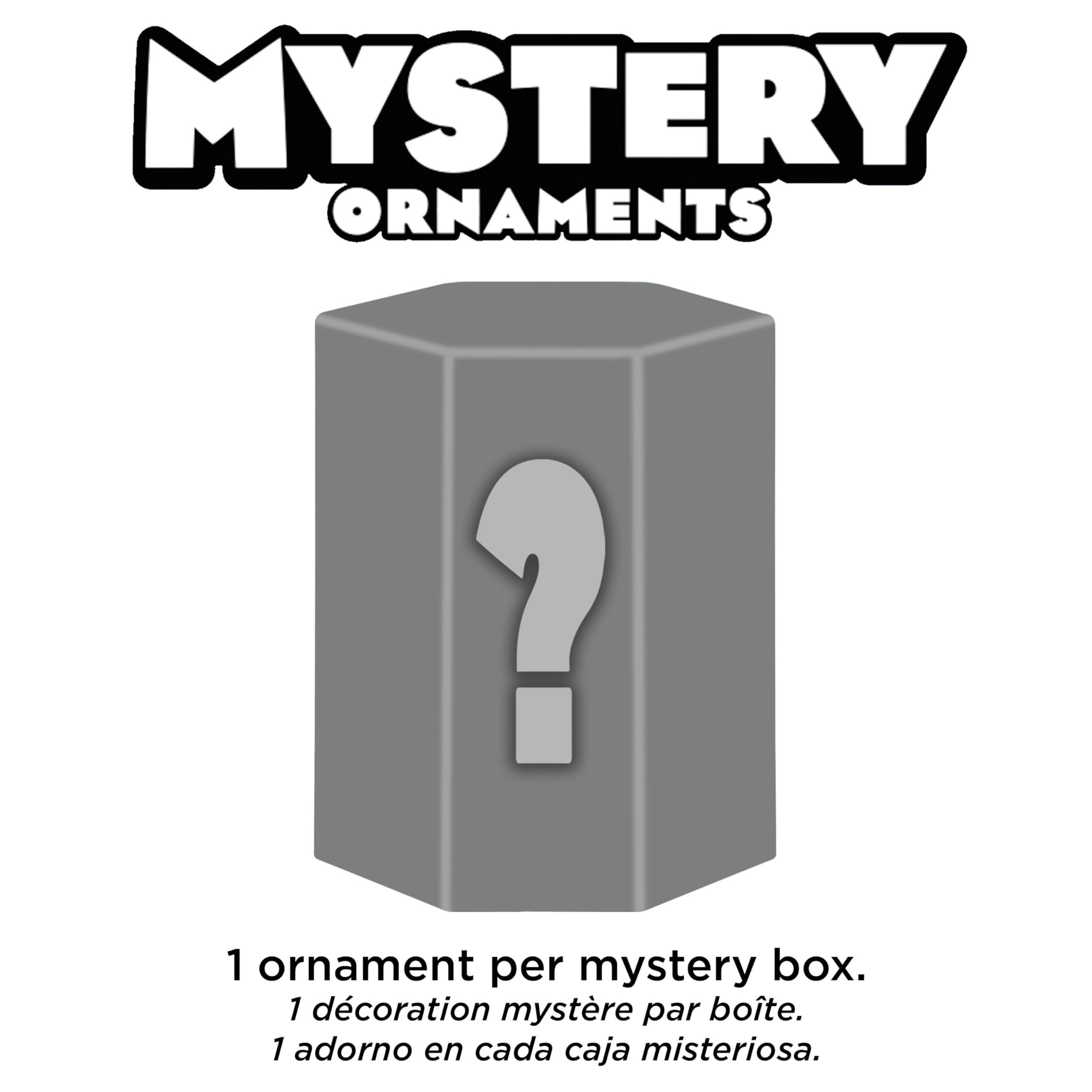 Hallmark Minecraft Series 1 Mystery Christmas Ornaments, Shatterproof, Set of 2, Gifts for Gamers