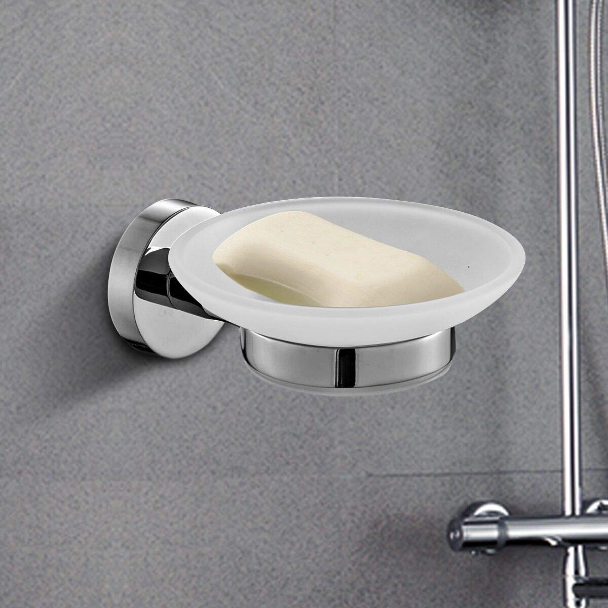 Wall Mounted Soap Holder Soap Rack For Bathroom &Kitchen Stainless Steel
