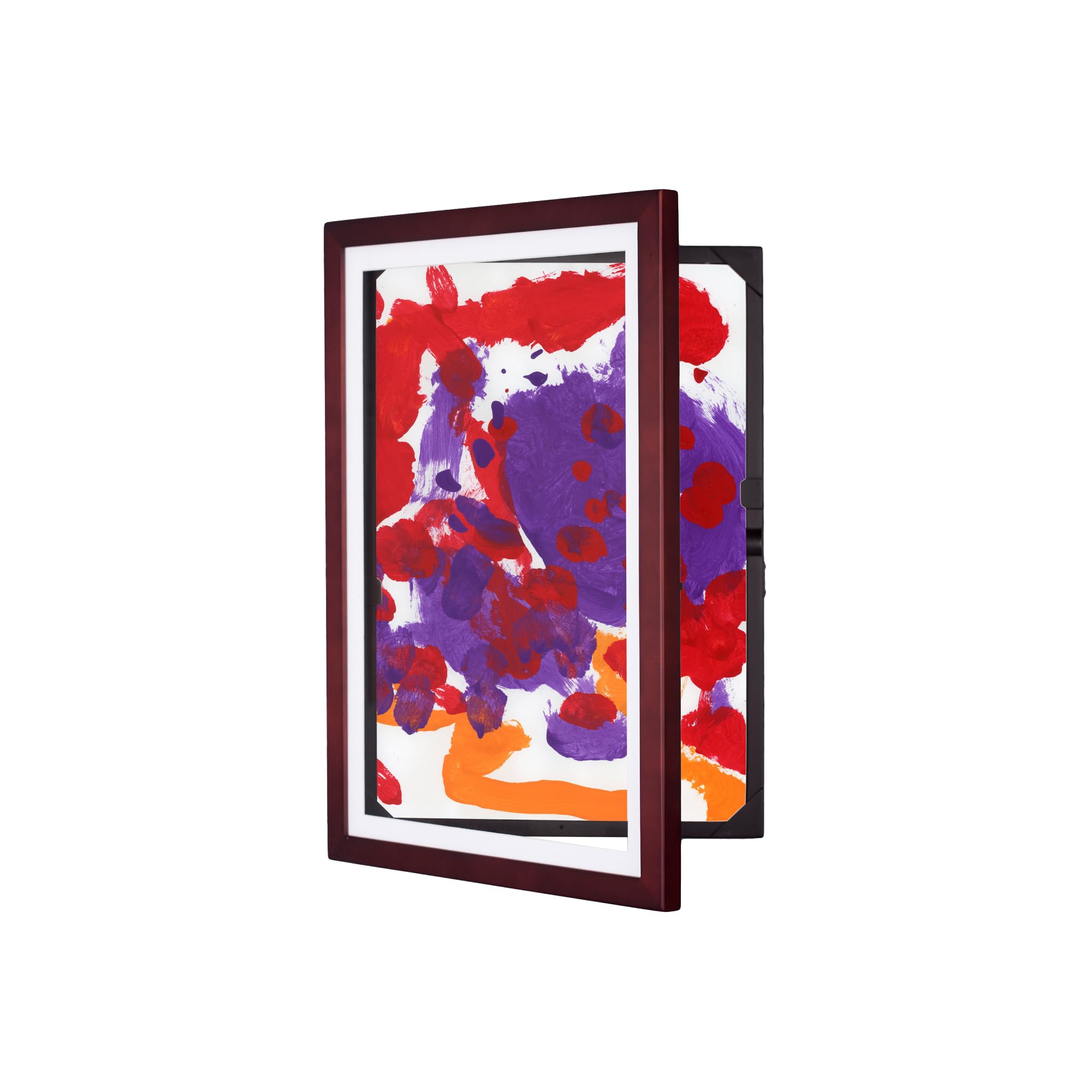 Lil Davinci Art Cabinet, Stores up to 50 Pieces of 12 x 18 inch Art, Outer Wooden Frame Dimensions 14.75 x 20.75 inches, Kids Ar