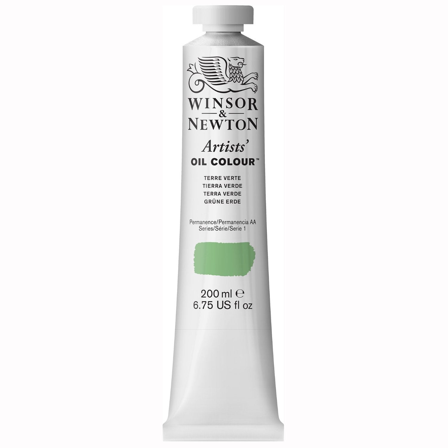 Winsor & Newton Artists Oil Colour Terre Verte (637) In 200 Ml Tube, Finely Pigmented Oil Painting Colors For Canvas & Paper, A