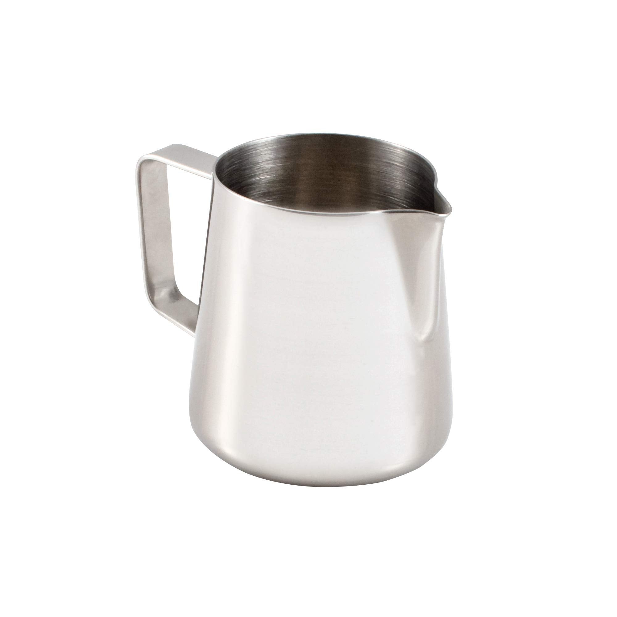 Fino Milk Frother Steaming Pitcher, Professional Quality Stainless Steel, 12-Ounce Capacity