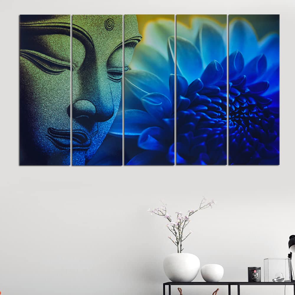 Maxstone Wall Painting Multiple Frames Wall Dcor For Living Room Office Home 5 Panals Wall Painting Big Size Set Of-5