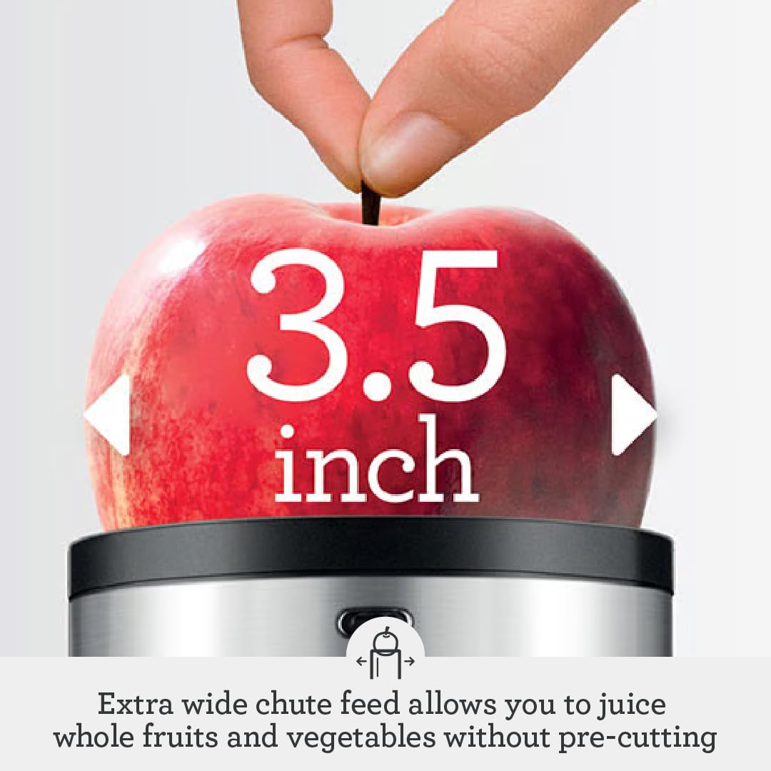 Breville Juice Fountain Cold Plus Bje530Bss, Brushed Stainless Steel