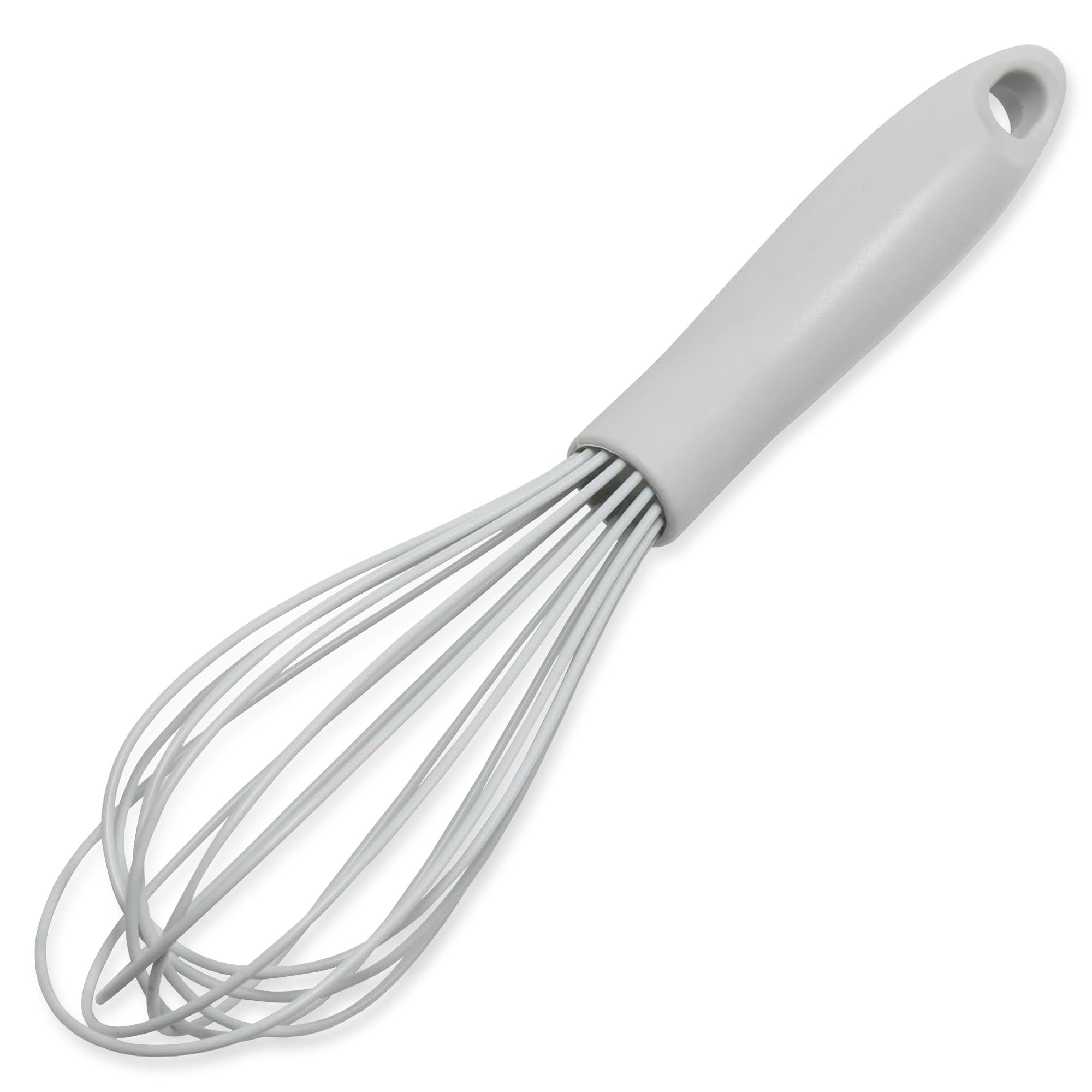 Chef Craft Premium Silicone Wire Cooking Whisk, 10.5 Inch, Gray