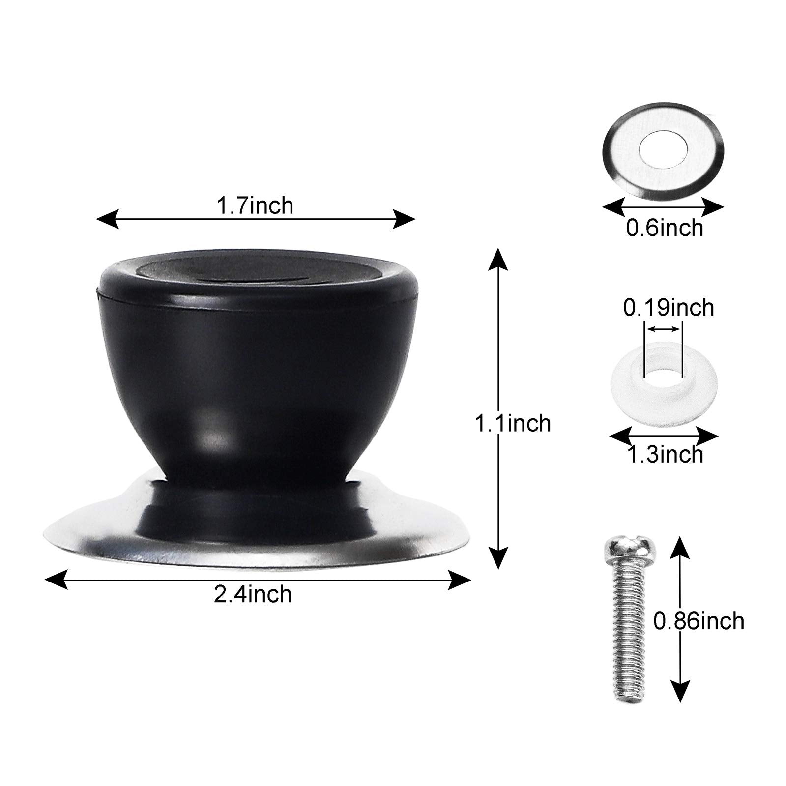 6Pcs Pot Lid Knobs, Universal Kitchen Cookware Replacement Pan Lid Holding Handles, Pot Lid Cover Knob Handle, Knobs Casserole K