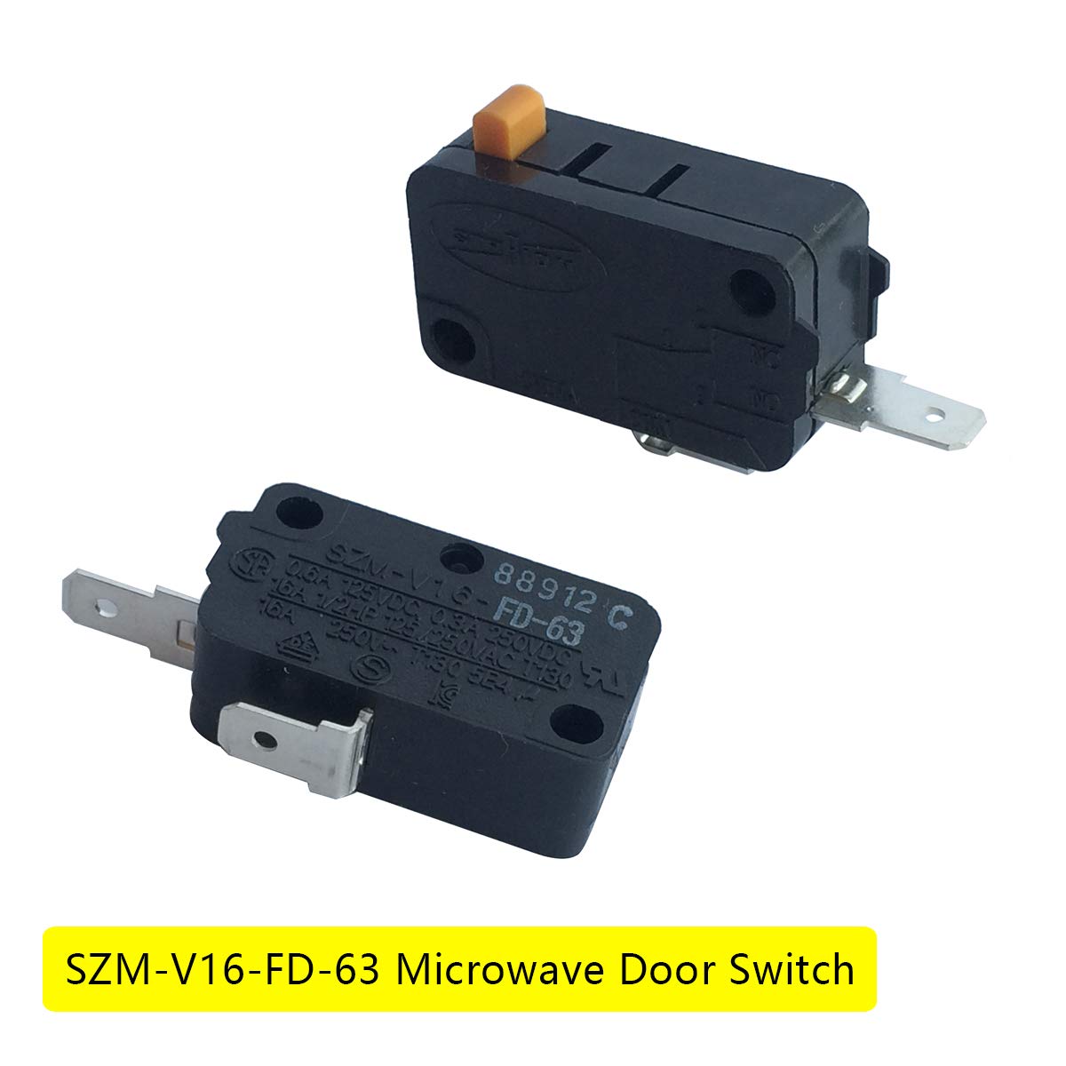 Lonye Wb24X10103 & 3B73361E & Szm-V16-Fd-63 Microwave Door Switch Replacement For Ge Microwave Szm-V16-Fa-61 Szm-V16-Fa-62
