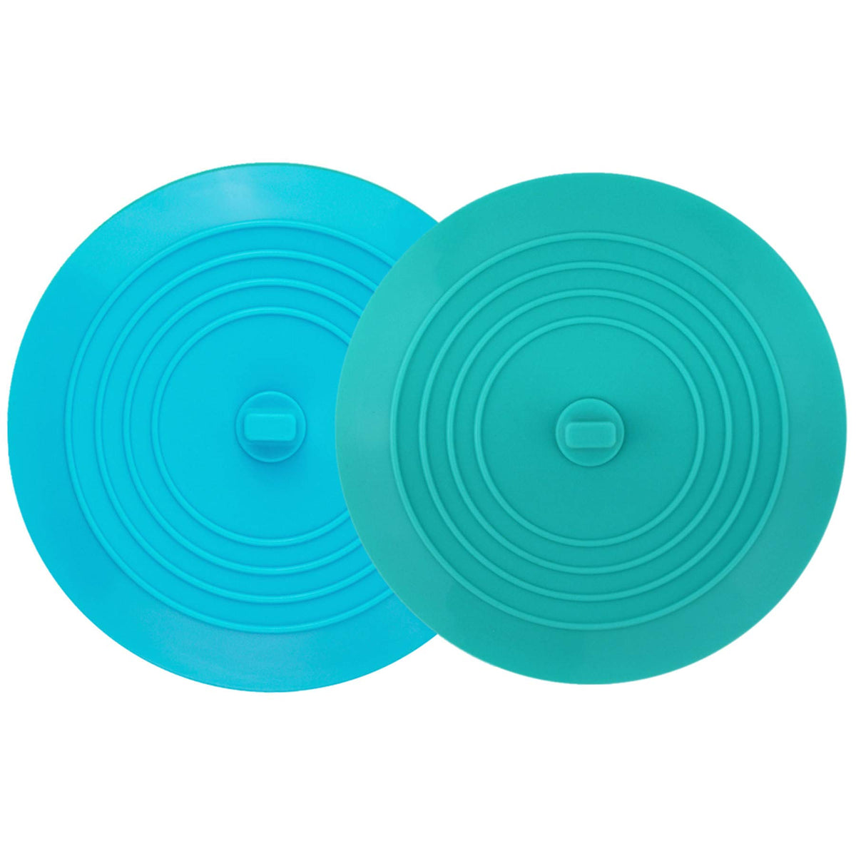 Tifanso 2 Pack Tub Stopper, 6 Inches Large Drain Stopper, Silicone Bathtub Stoppers Flat Bathtub Drain Cover Hair Stopper Suctio