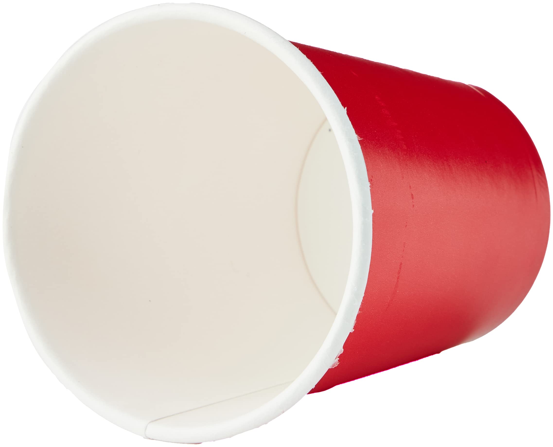 Unique Industries Solid Paper Cups, 9 Oz, Ruby Red