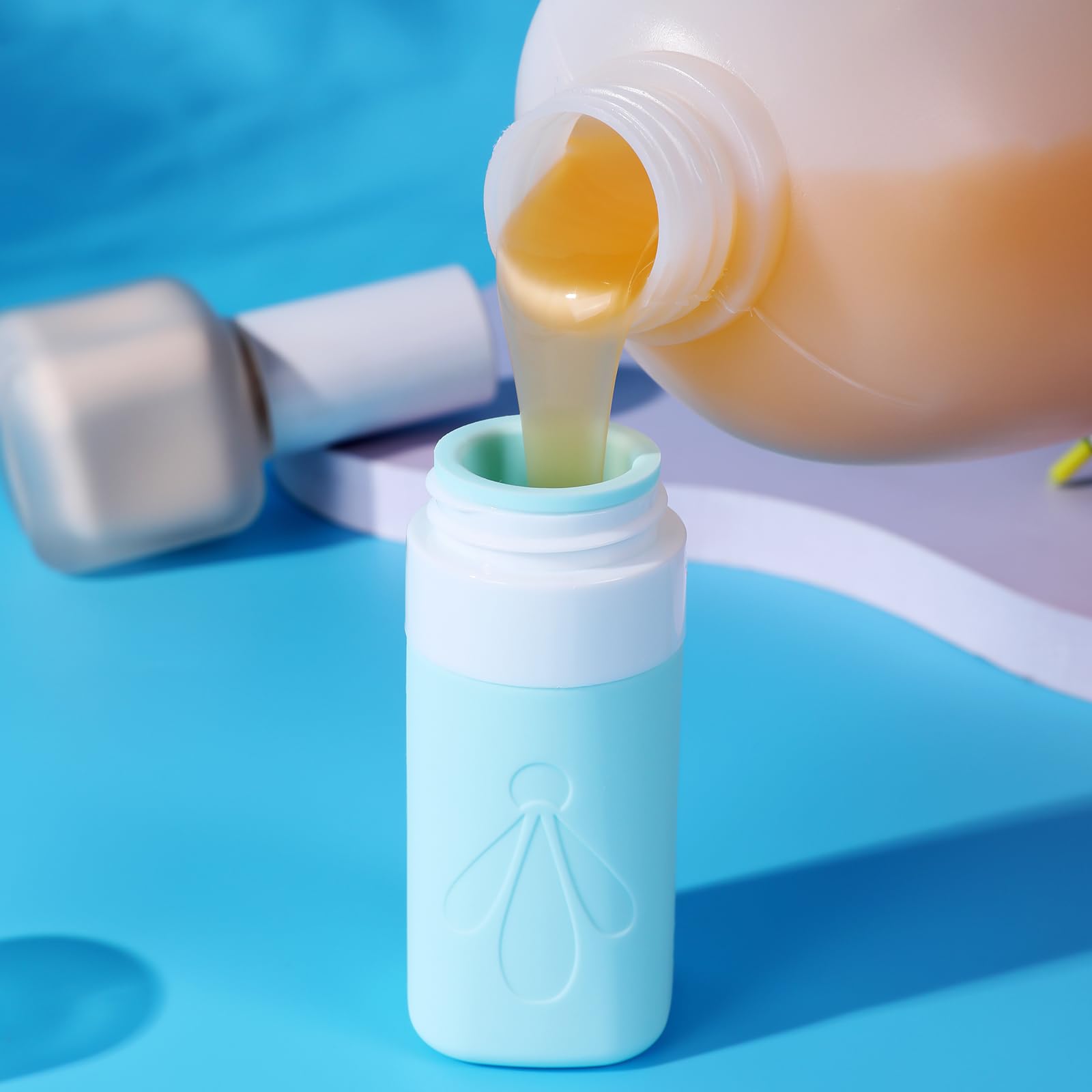 Insfit Travel Bottles For Toiletries, Tsa Approved 2Oz Travel Size Containers, Bpa Free Leak Proof Squeezable Silicone Tubes For