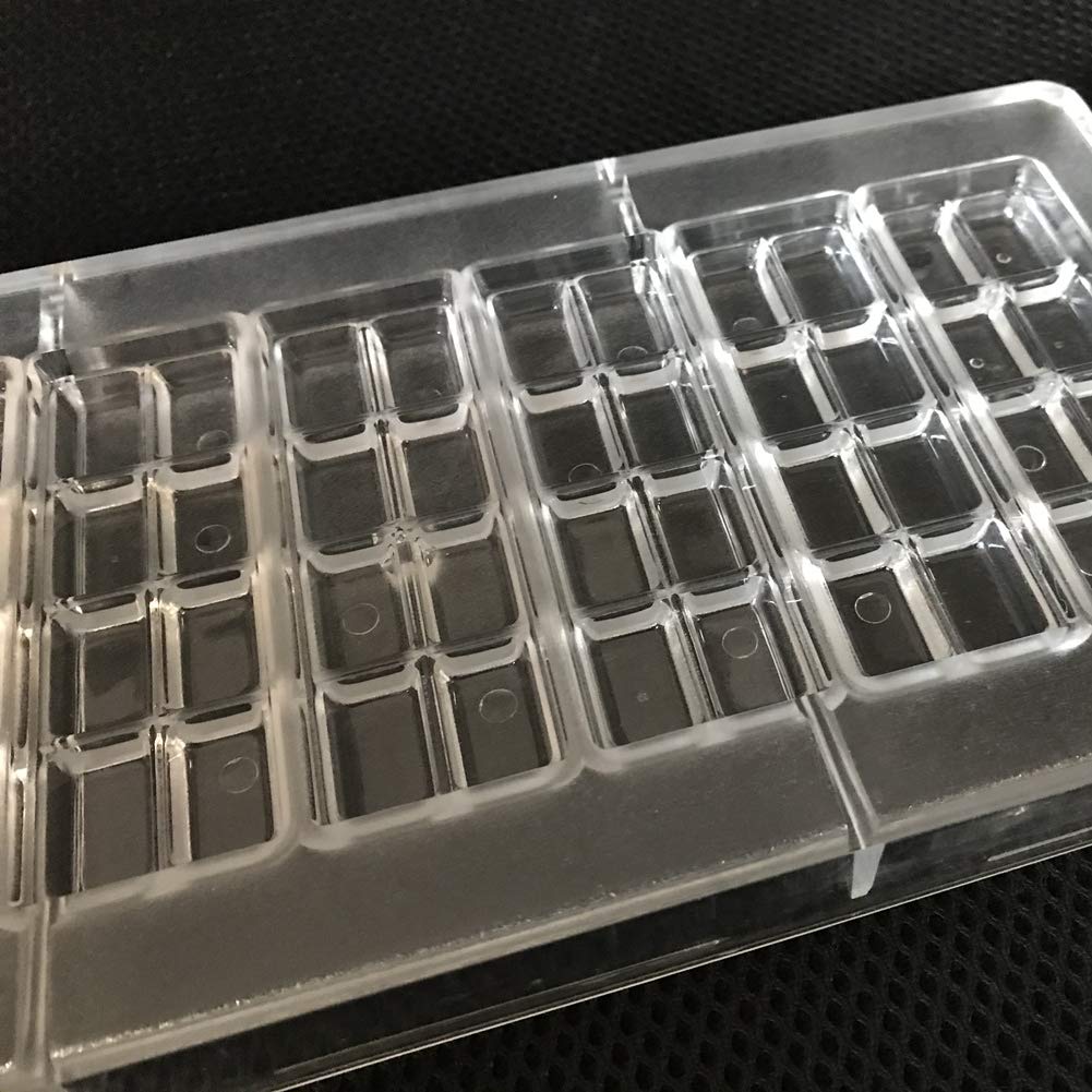 2-Line Polycarbonate Bar Chocolate Mold Diy Chocolate Tools