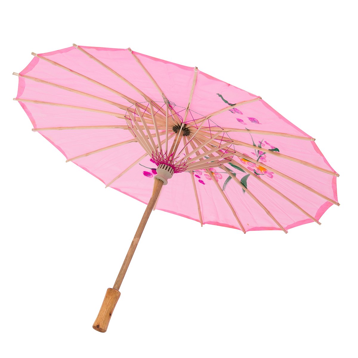 Assortment Or Six (6) 30'''' Large Asian Silk Umbrella/Parasol