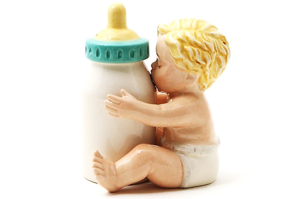 Pacific Giftware Baby With Bottle Attractives Salt Pepper Shaker Made Of Ceramic