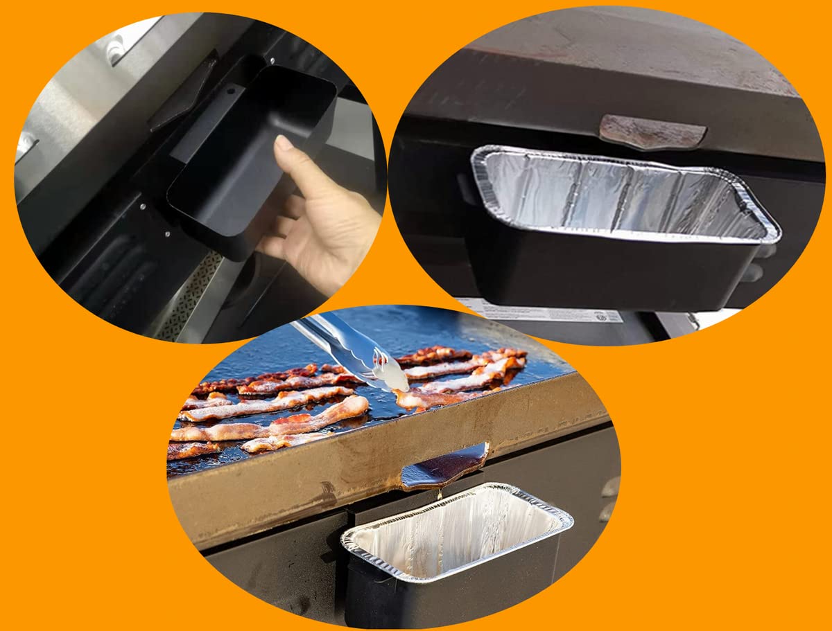 Firsgrill Professional Replacement Blackstone Griddle 17, 22, 28, 30 & 36 Inches Grease Cup Foil Tray Pan