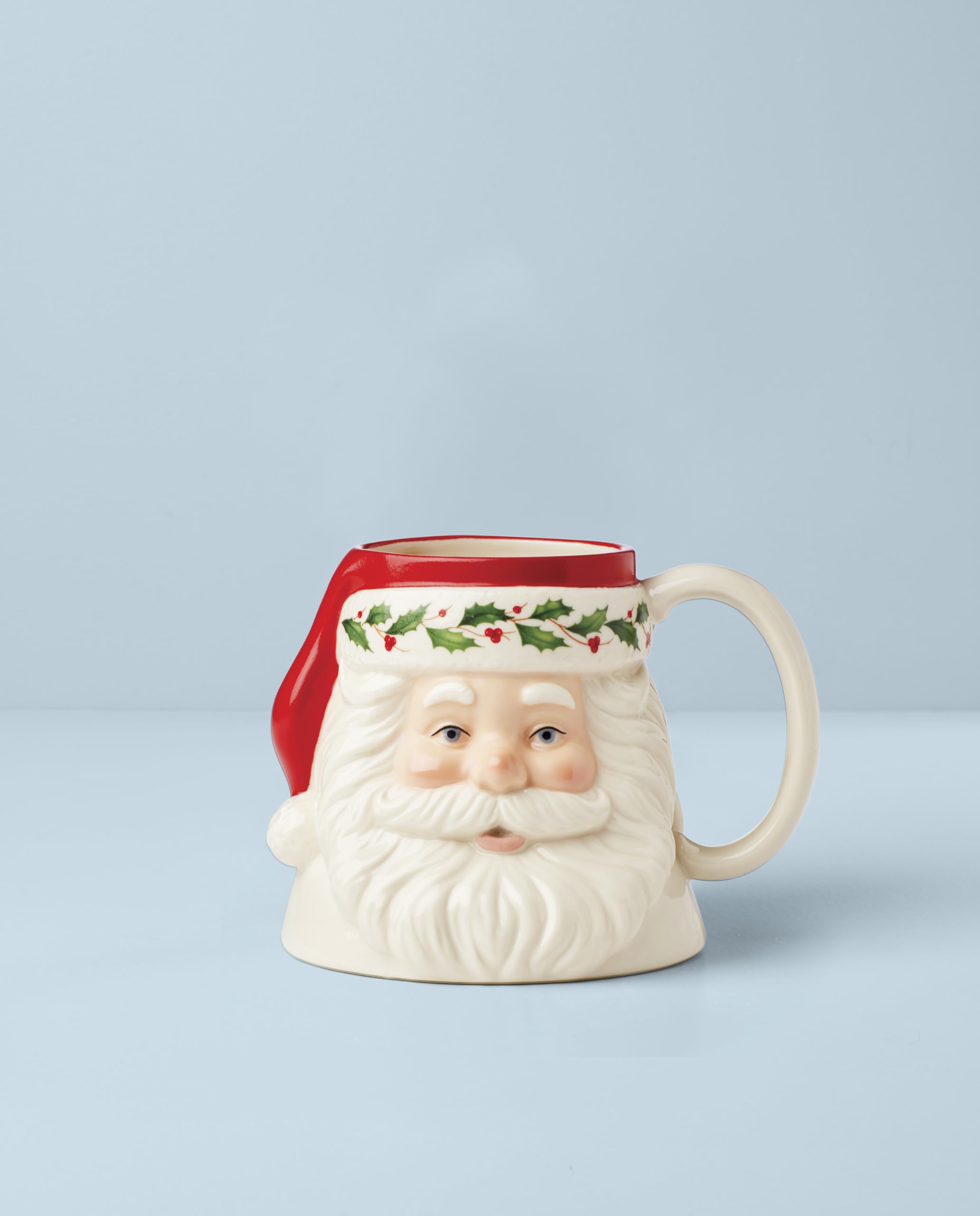 Lenox 895044 Holiday Santa Mug, Multicolor, 1.1