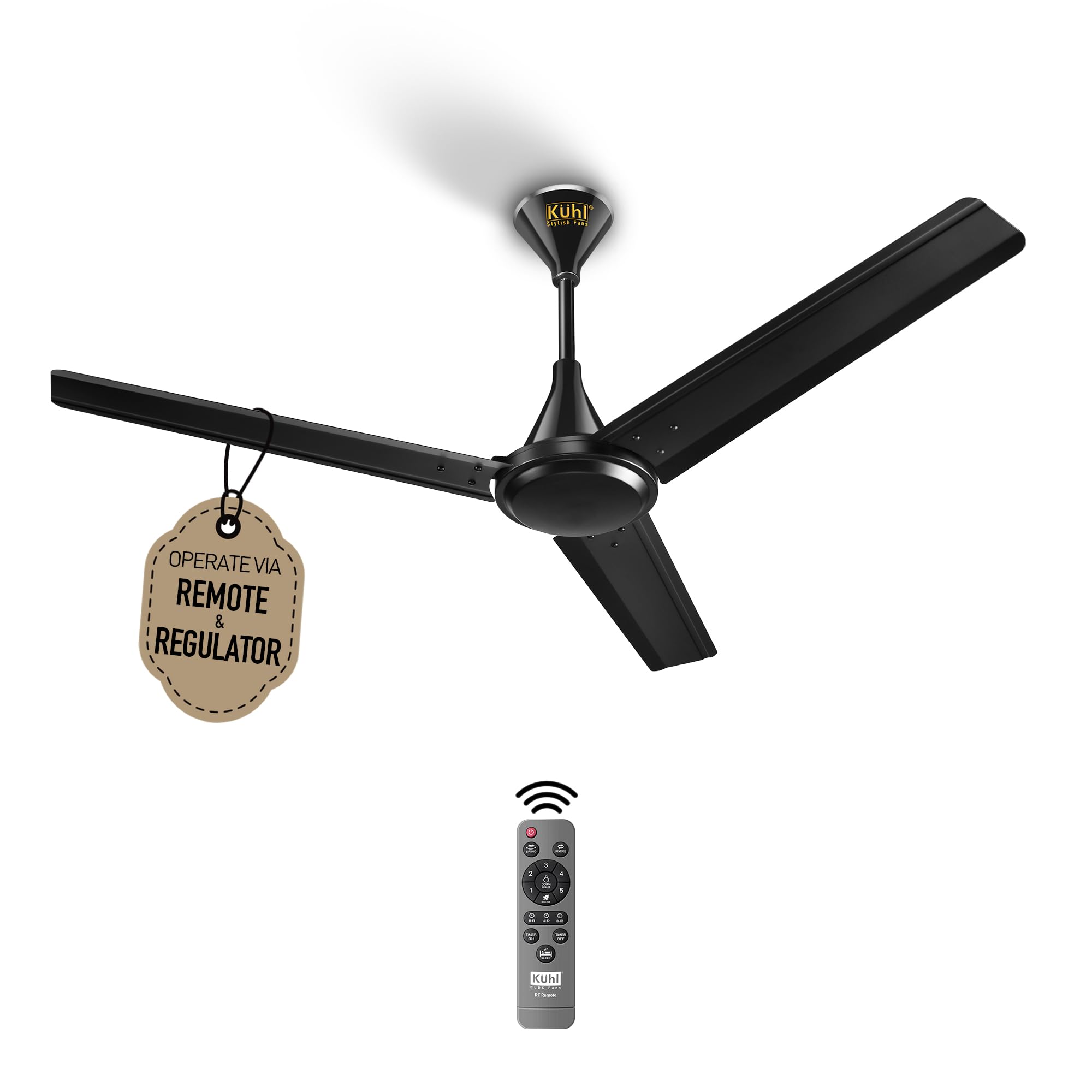 Kuhl Fest B1 1200Mm Power Saving Bldc Ceiling Fan | 28W | Saves Upto 65% Electricity | Bee 5 Rated & Isi Marked | High Air Flow 