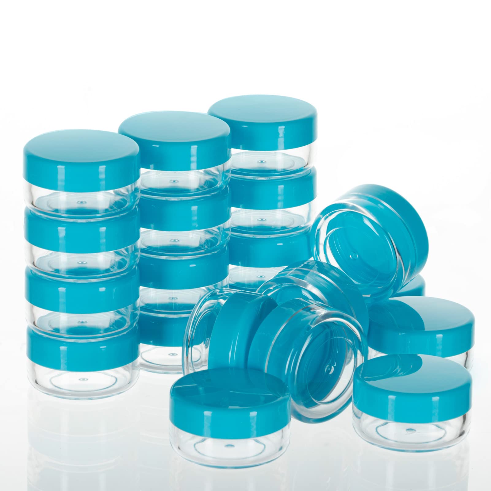 10 Gram Containers With Lids, Tiny Sample Containers, Cosmetic Sample Jars, Bpa Free Lip Balm Containers For Makeup, Lotion, Eye