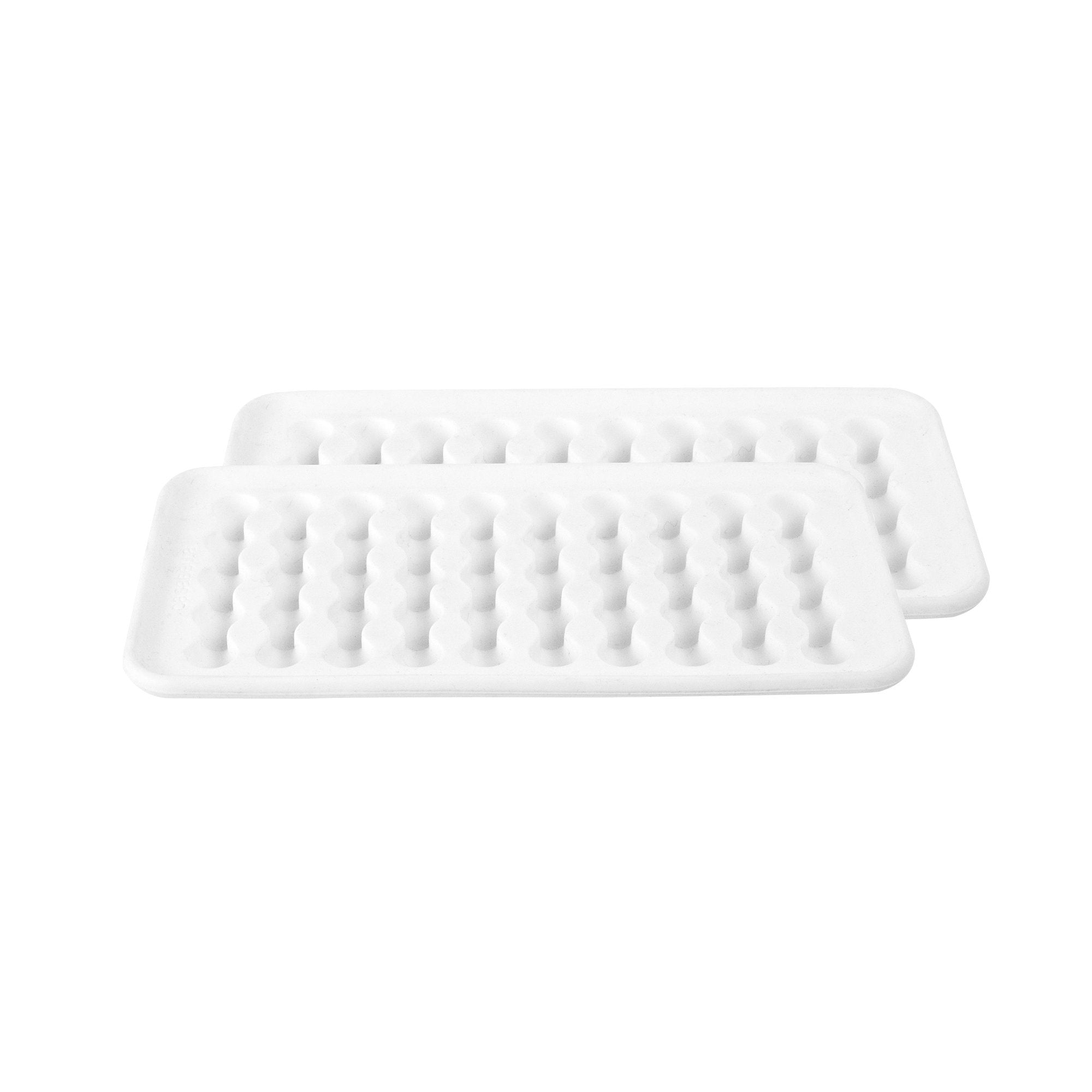 Casabella Water Bottle Ice Tray, White, Set Of 2