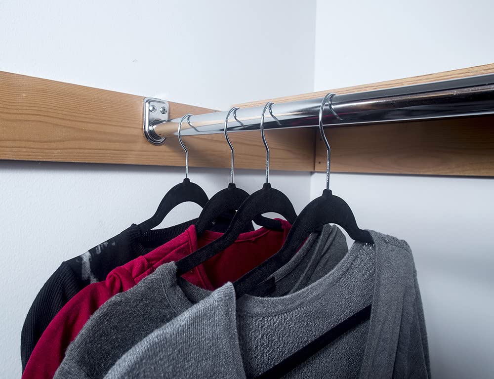 Design House 206078 Adjustable Closet Rod 80-inch to 150-inch  Polished Chrome