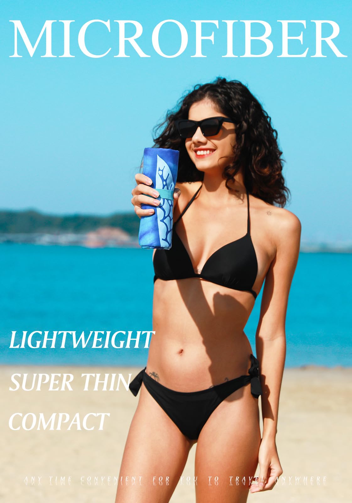 6 Pack Microfiber Lightweight Thin Beach Towel Sand Free Quick Dry Super Absorbent Large Towels For Swimming Pool Yoga Gym Trave