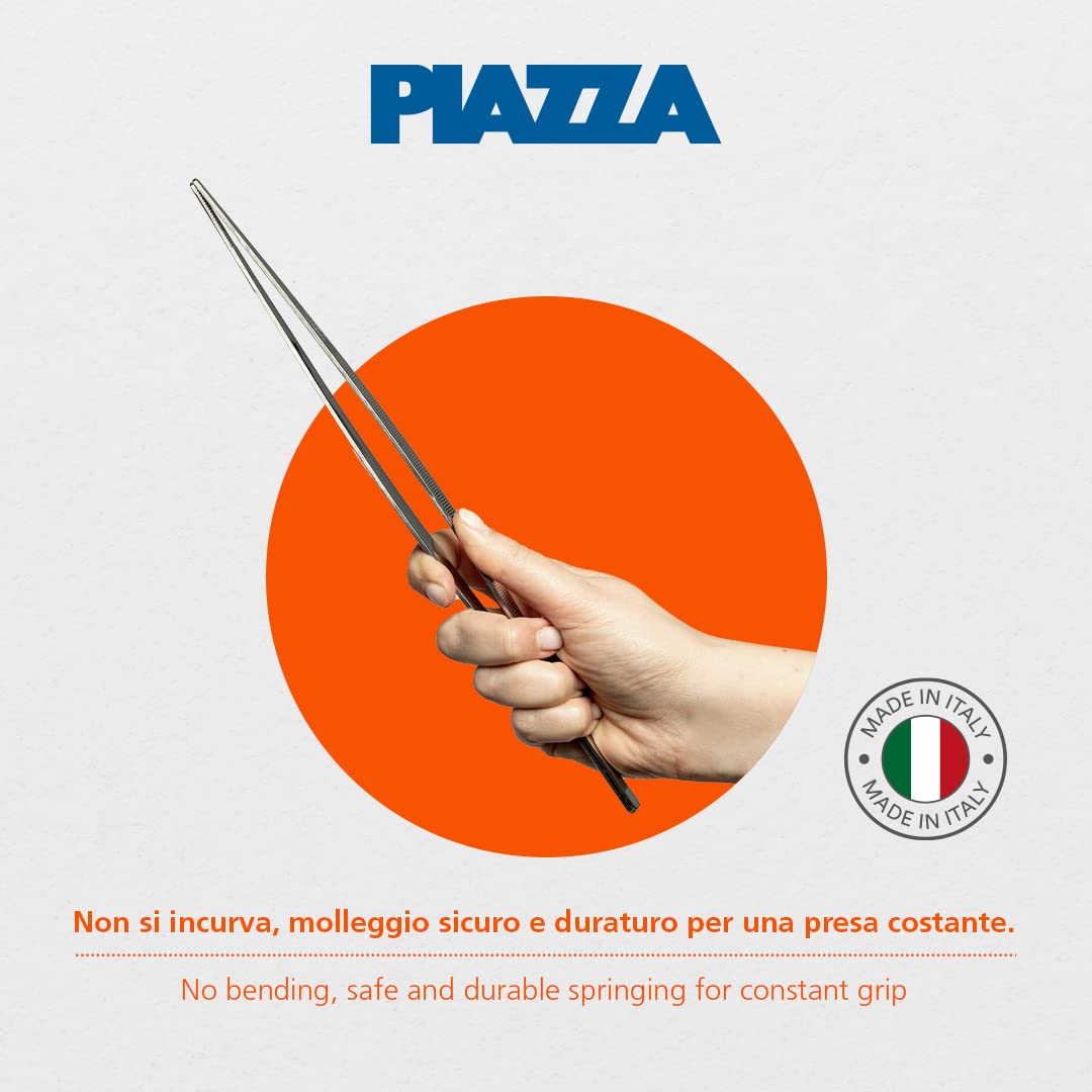 Piazza Stainless Steel Precision Kitchen Tong, 15 Cm / 6 Inch