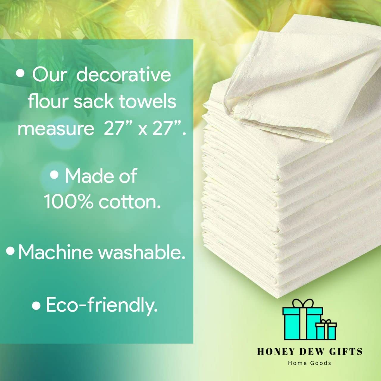 Honey Dew Gifts Funny Inappropriate Kitchen Towels, Be Warned Flour Sack Towel, 27 Inch By 27 Inch, 100% Cotton, Highly Absorben