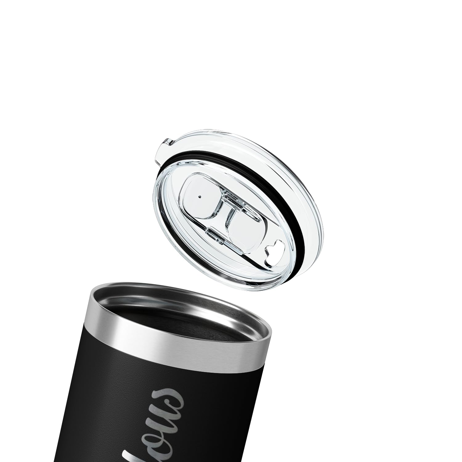 40 & Fabulous 22 Oz Skinny Tumbler 40Th Birthday Gifts For Women On Black Decorations Funny Present Vacuum Insulated Cup With St
