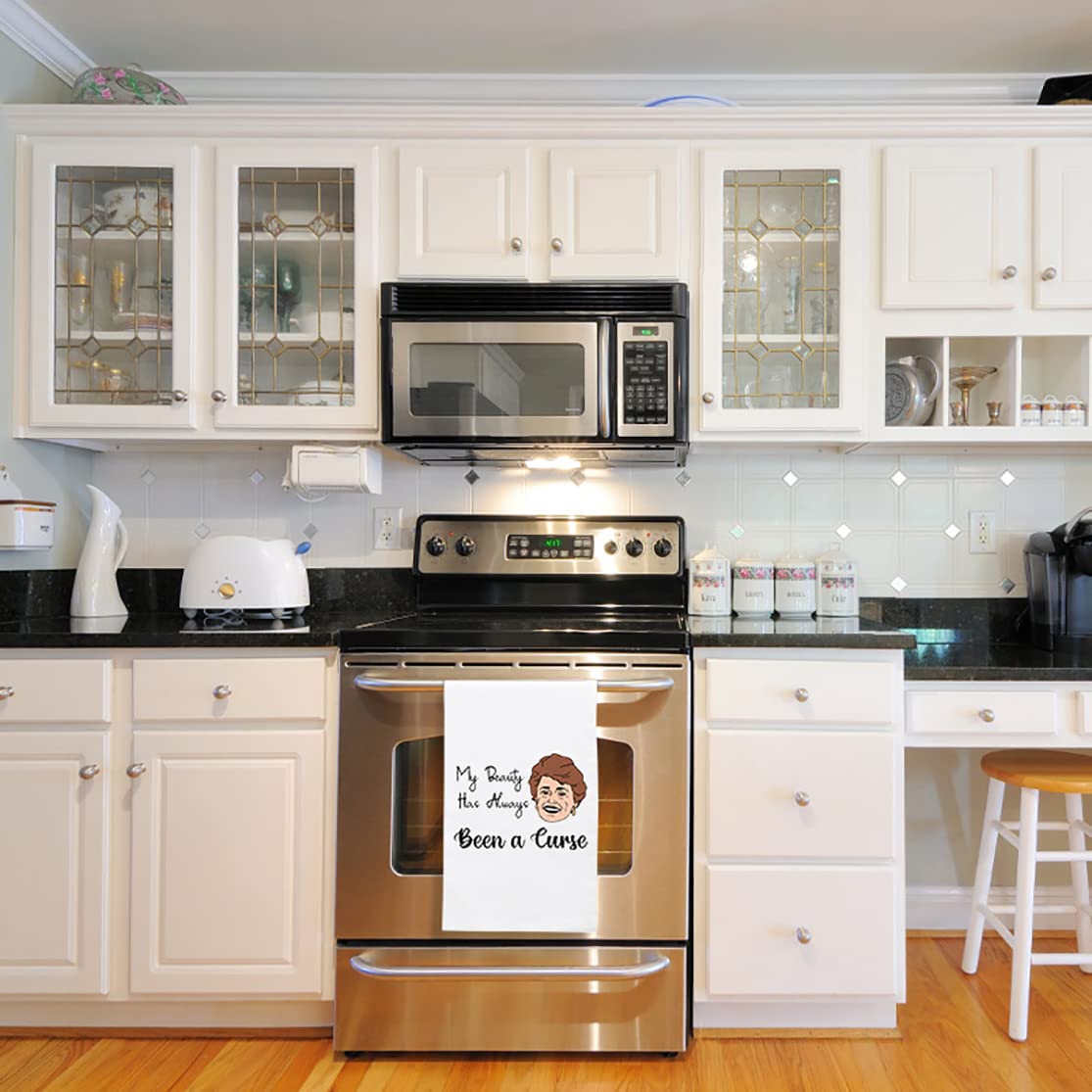 Funny Kitchen Towels-Golden Inspired Gifts For Women,Golden Merchandise Towels Set,Funny Novelty Hand Towels For Girls Night-Uni