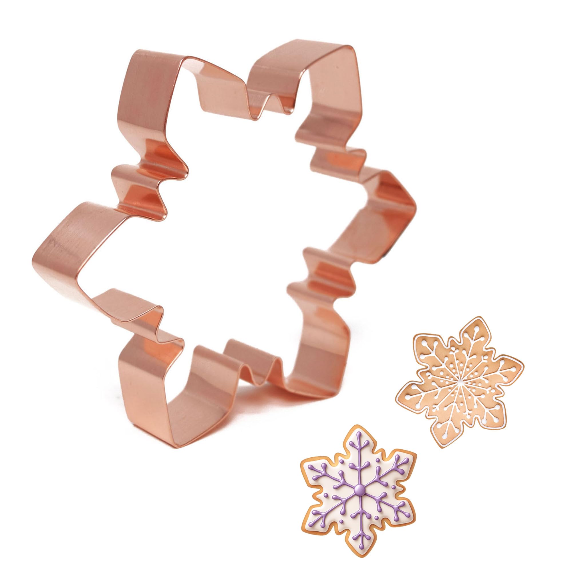 Elegant Snowflake Christmas Cookie Cutter 4 X 3.5 Inches