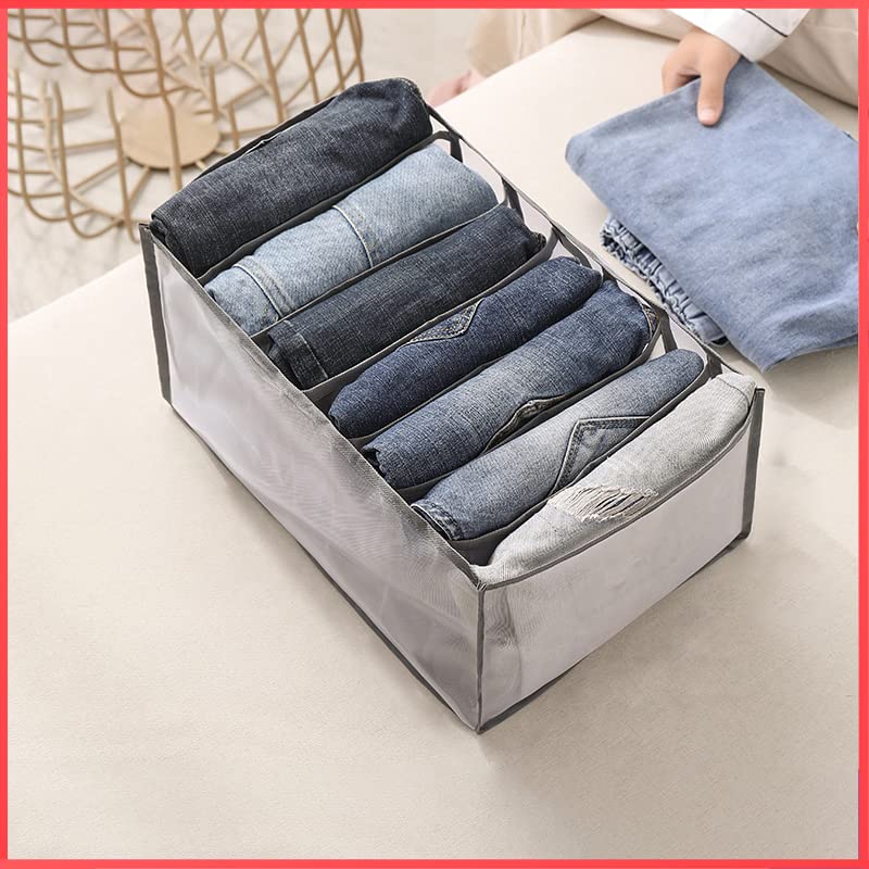 Wolpin 1 Pc Wardrobe Organisers Storage For Clothes Foldable Storage Box Drawer Organizer Shirt, Denims, Pants, TShirt