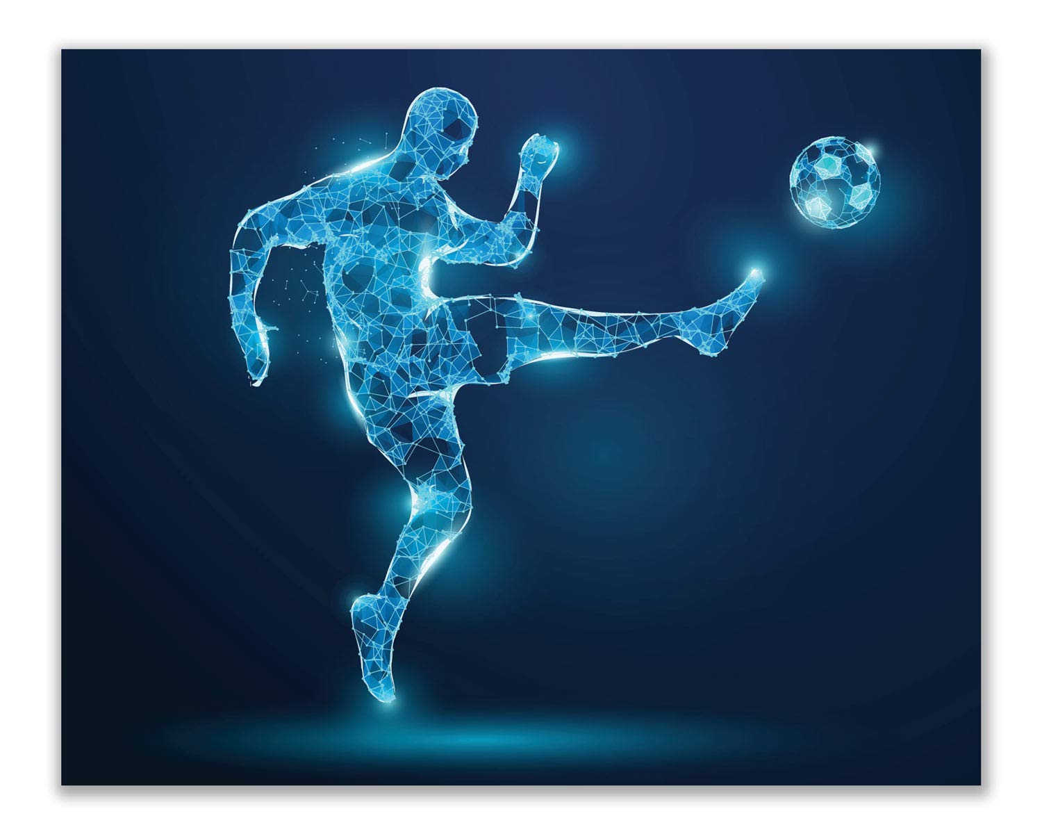 Soccer Wall Art Prints Set of 4 (8x10) Unframed Soccer Posters Soccer Room Decor For Men Kids Teenagers Soccer Poster Set For Bedroom Man Cave Soccer Wall Decor Soccer Boys Bedroom Decor X-Ray