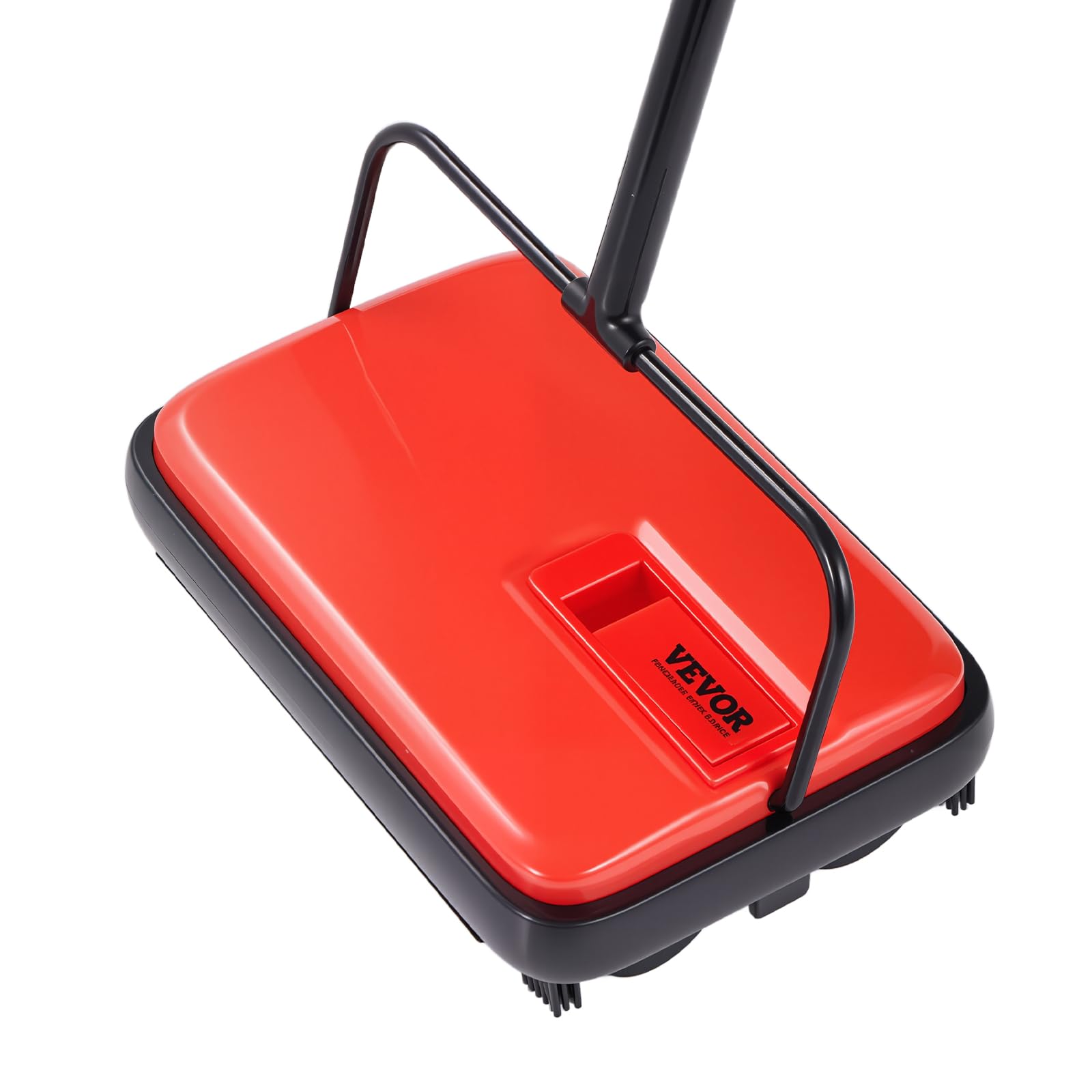 VEVOR Carpet Sweeper Manual, Floor Sweeper with 300 ml Dustbin Capacity Easy to Empty, 6.7 inch Cleaning Width for Home Office C