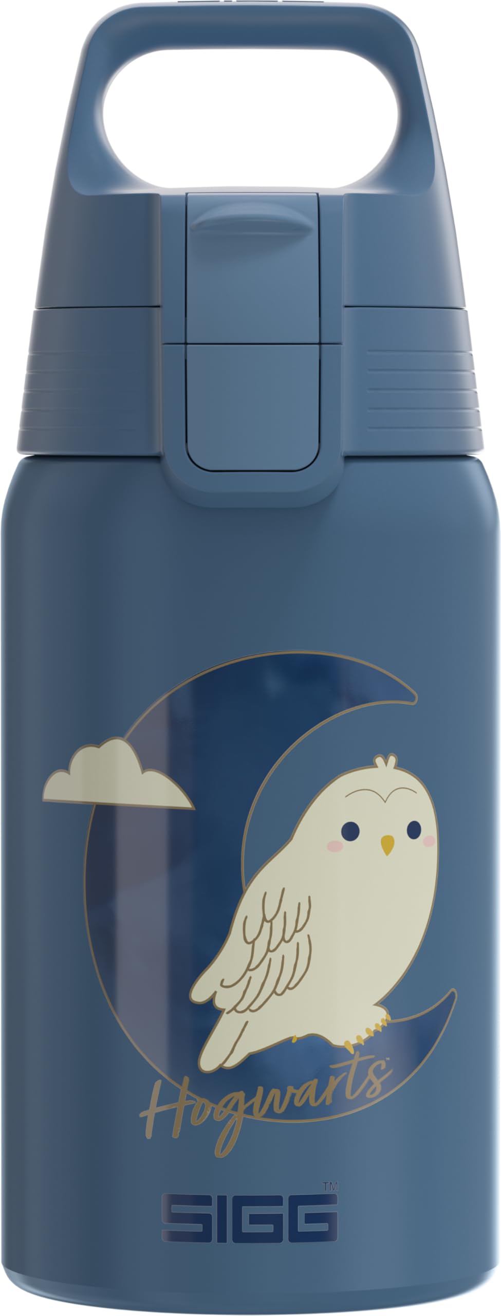 Sigg  Stainless Steel Drinking Bottle for Children  SHIELD ONE Hedwig 0.5 L  Suitable for Carbonated Drinks  FeatherLight 