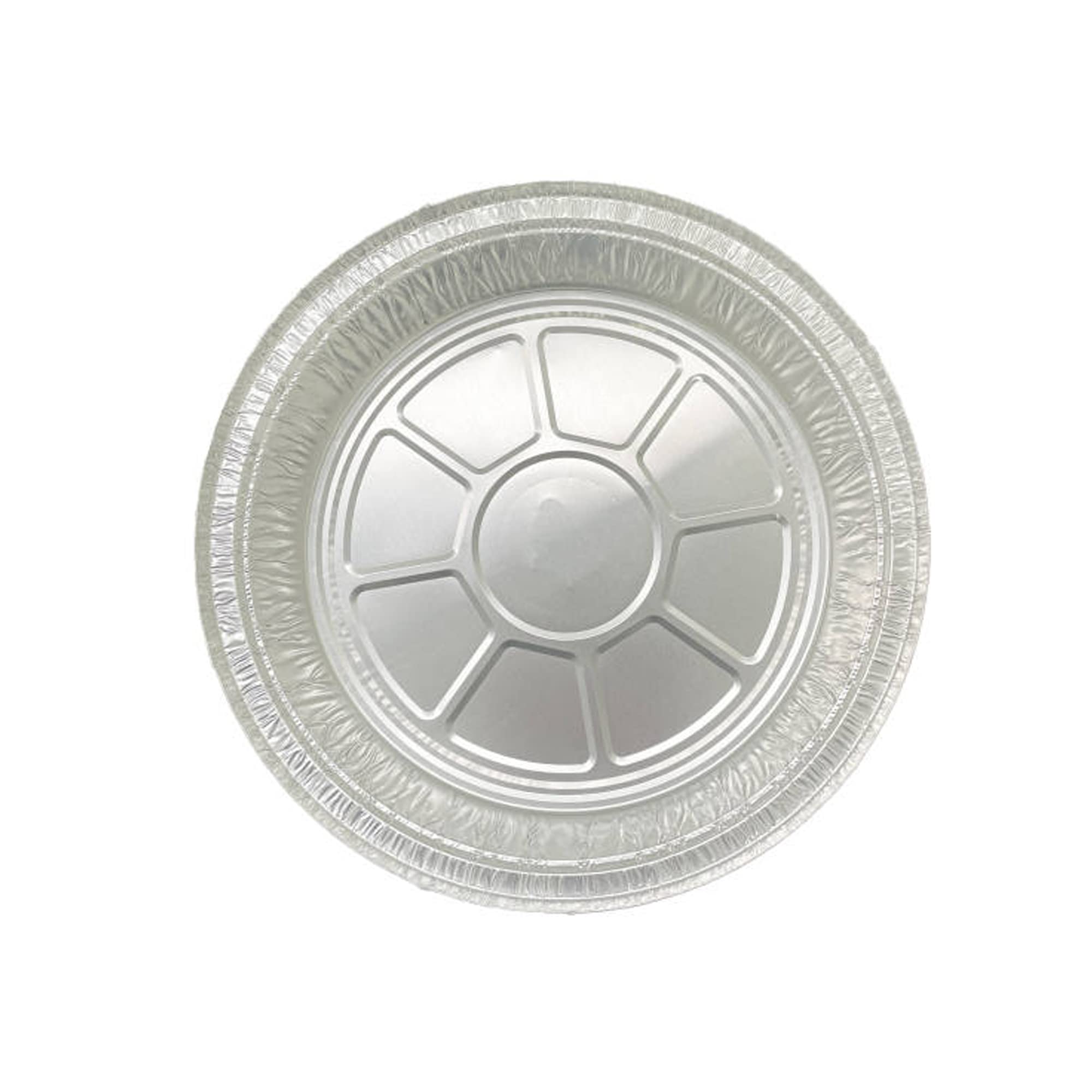 9-Inch Aluminum-Foil Pie Pans With Lid - Round Disposable Heavy Duty Pans For Storing, Tart Baking, Reheating And Serving - Oven