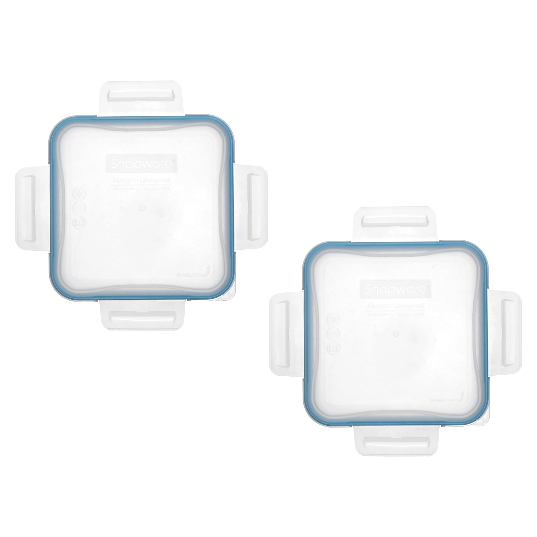 Snapware 8704PC (4Cup) Lid w/Blue Spruce Gasket (2Pack)  Made in USA