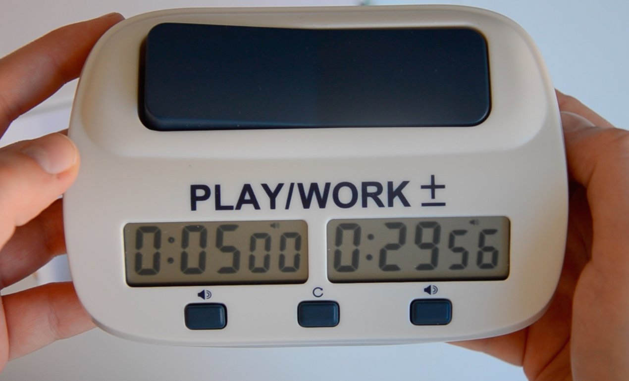 Productivity Timer: Work For 30 Minutes, Play For 5 Minutes -- A Fun And Effective Pomodoro Routine