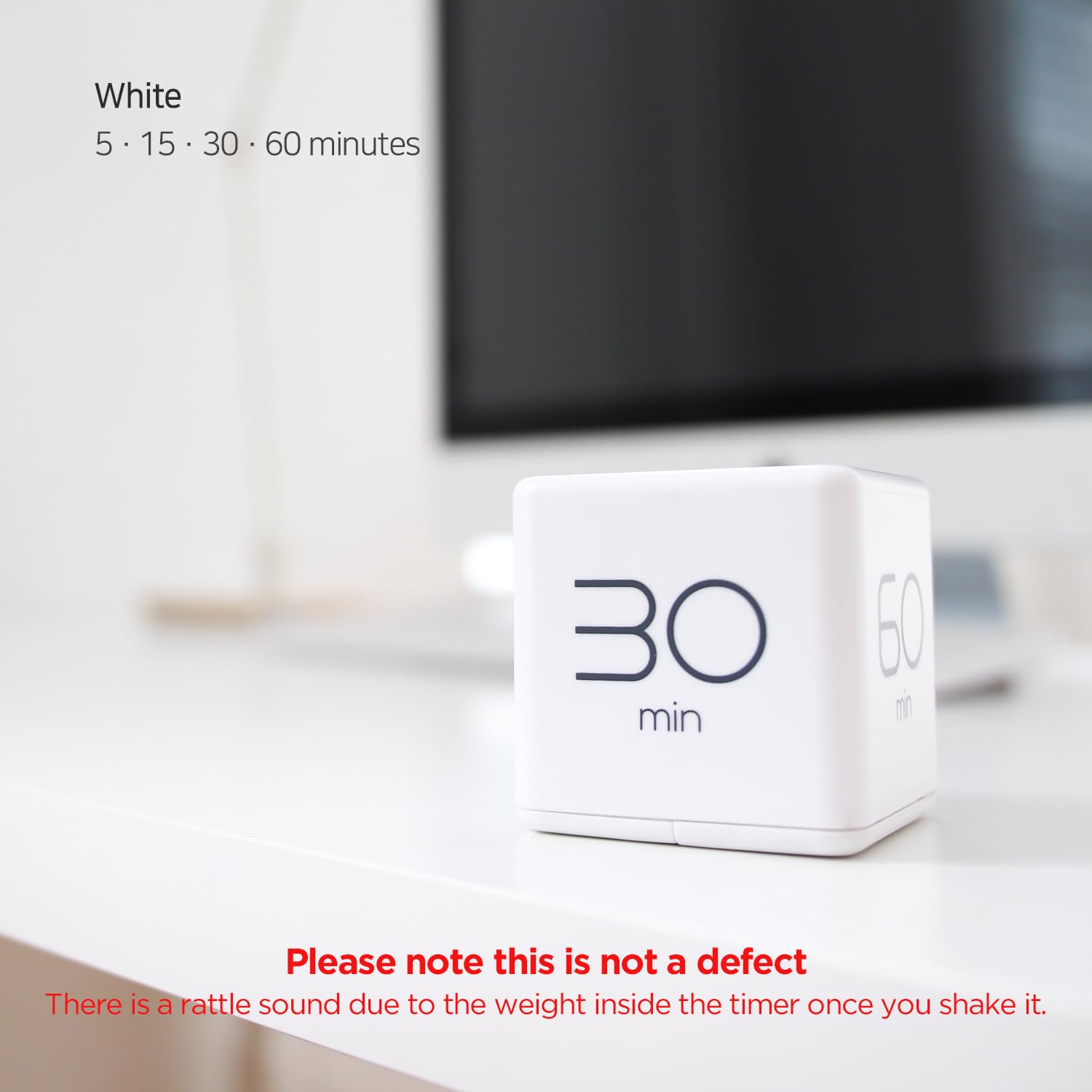 Mooas Cube Timer (White)