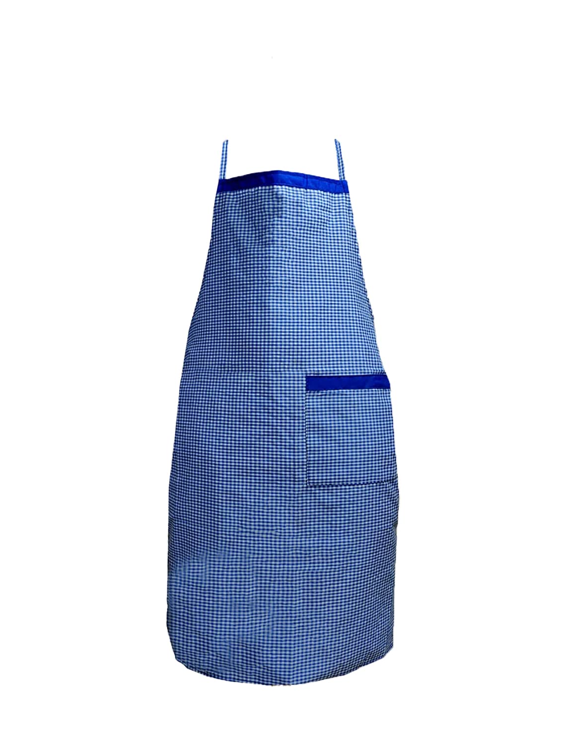 Kanushi Industries Apron Kitchen Waterproof With Side Pocket(Blue)(Apron1Pcbluescholsid)