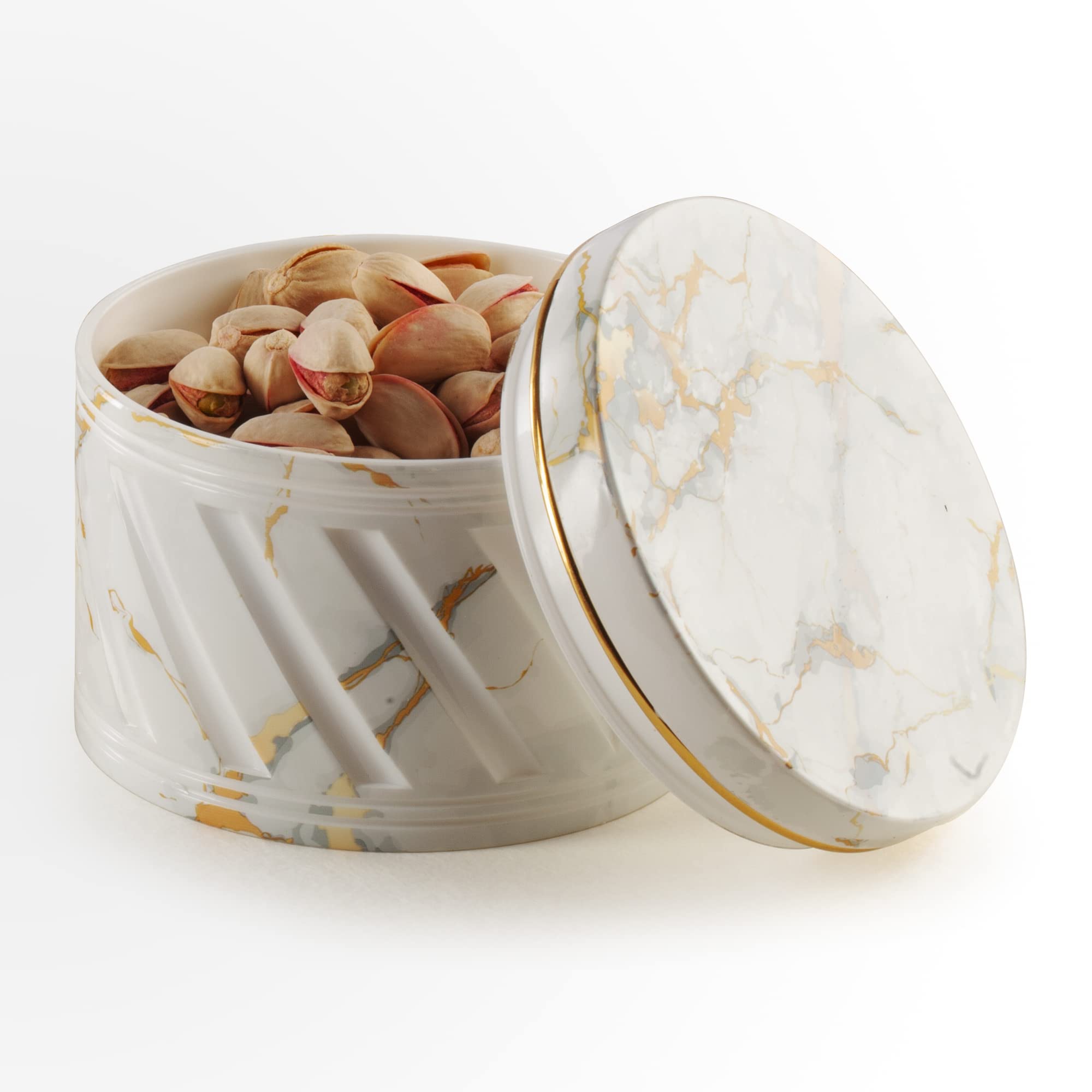 SELVEL Giving shape to life! Unbreakable & Air tight Dry Fruit Container Tray Set with Lid & Serving Tray, Airtight Container Se