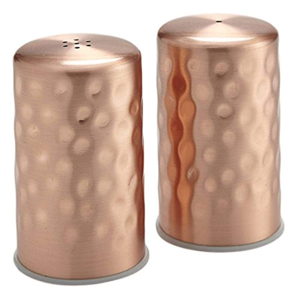 American Metalcraft Chsp2 Salt And Pepper Shaker Set, Hammered, Copper, 2Oz. Capacity, 1     Diameter X 2     H.