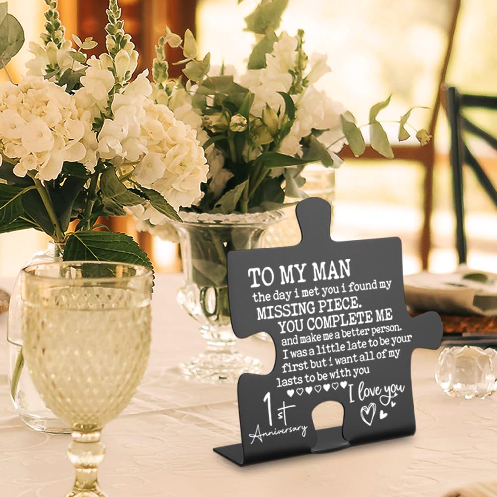 50 Year Anniversary Plaques Gifts for Men Husband, Men 50th Anniversary Plaques Gifts form Wife, Happy 50th Anniversary Marriage