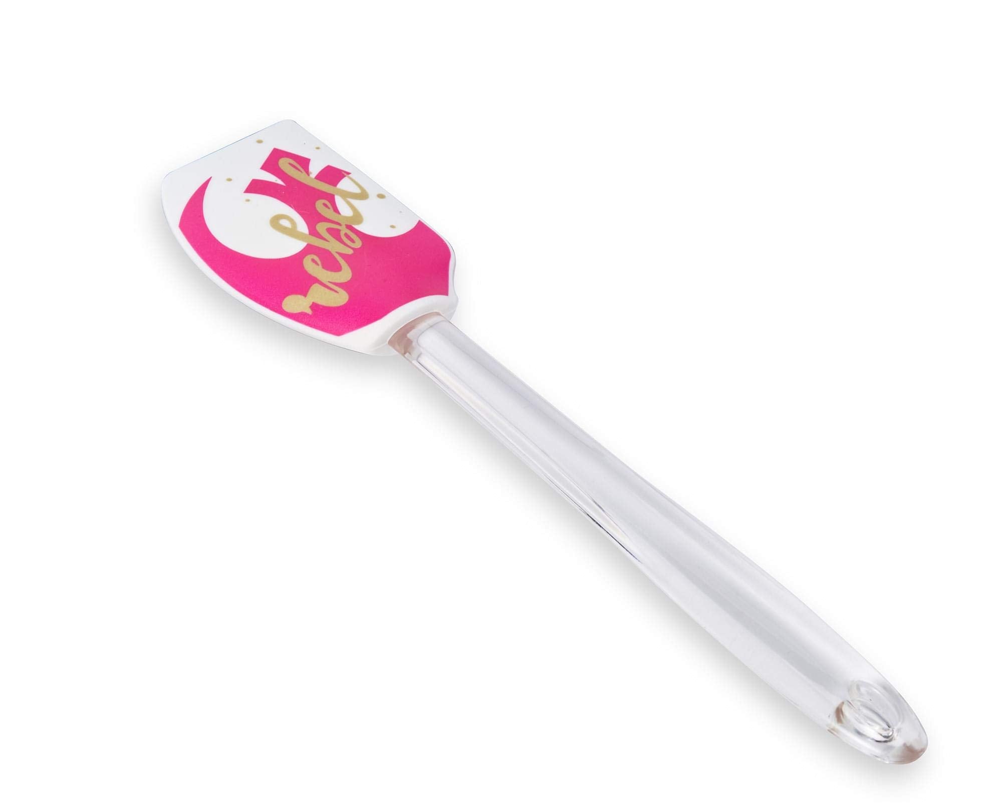 Star Wars 11-Inch Silicone Spatula - Cute Home Kitchen Baking, Cooking Utensil - White & Pink Rebel Design - Oven-Safe Household