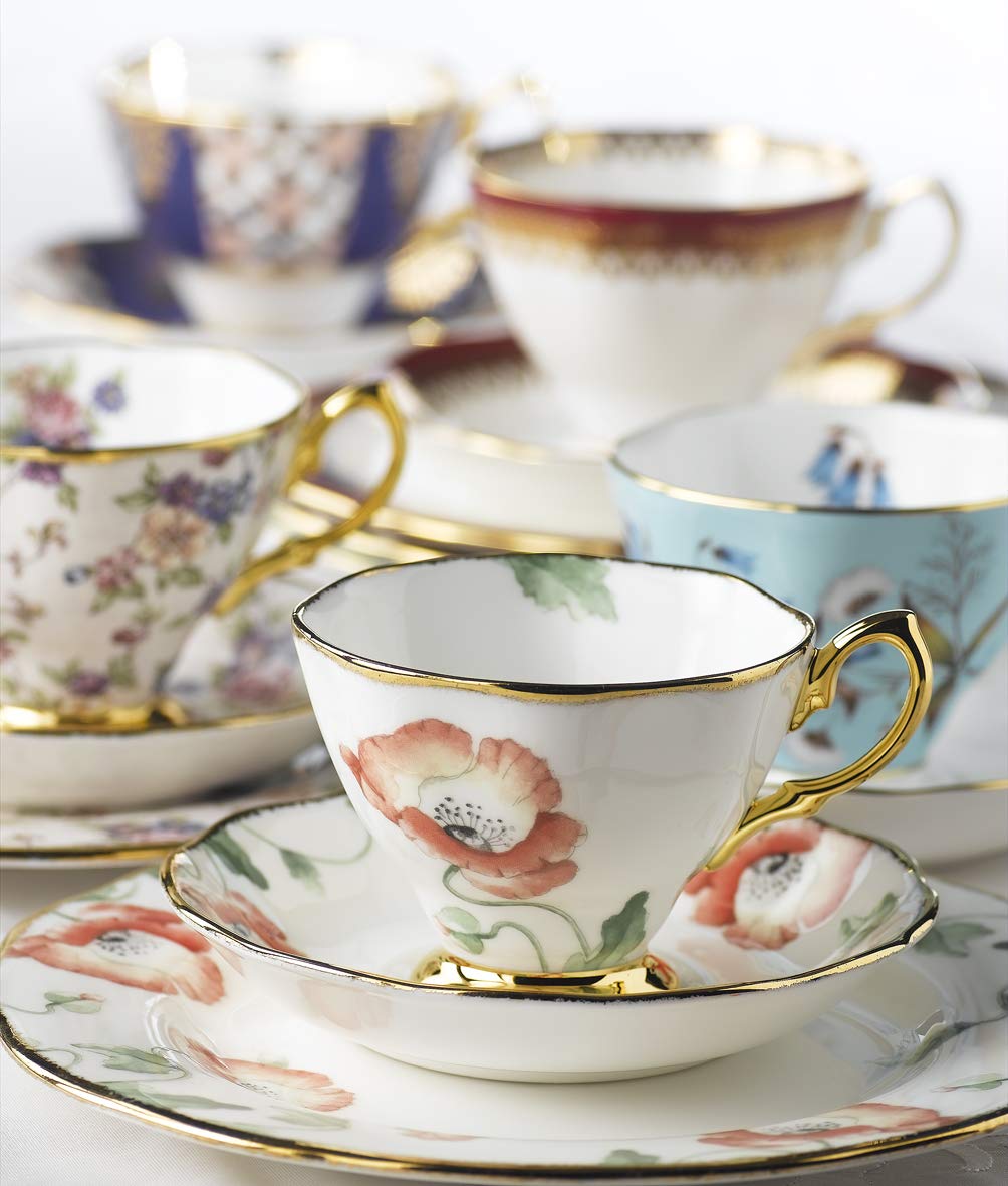 Royal Albert 100 Years 1900-1940 5-Piece Teacup & Saucer Set, 6Fl Oz